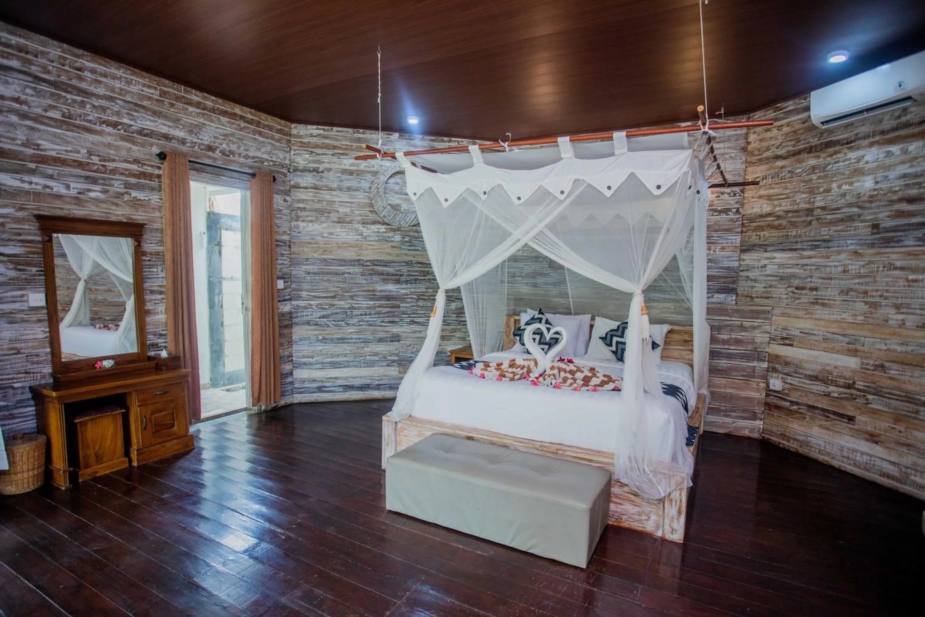 Bed in Sanghyang Bay Villas