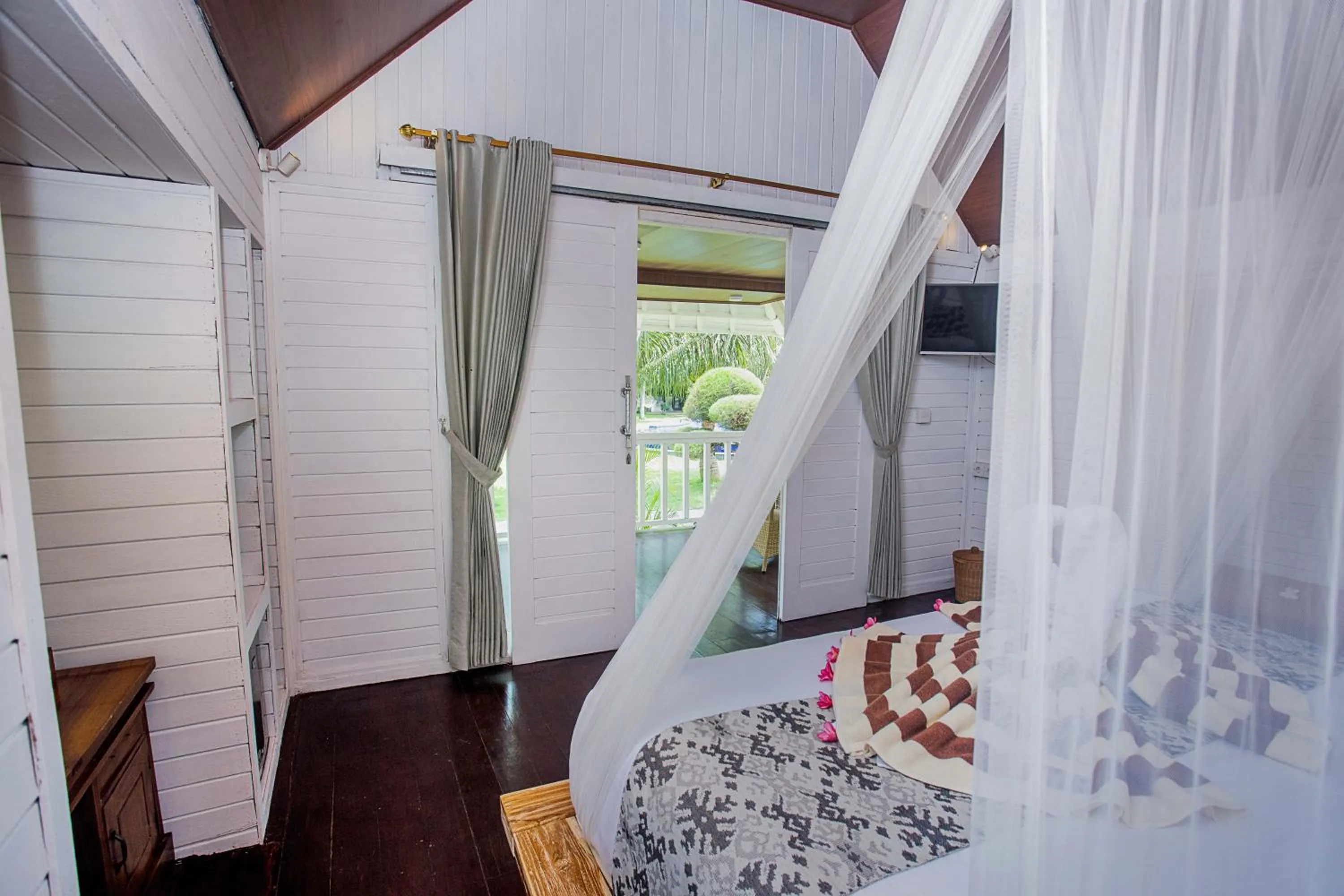 Bed in Sanghyang Bay Villas