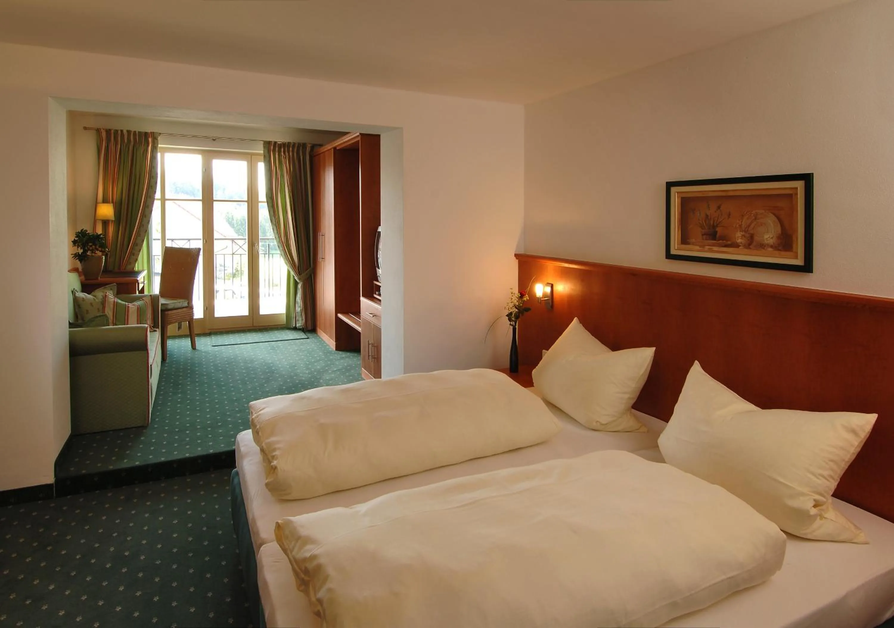 Bed in Landgasthof zum Muller