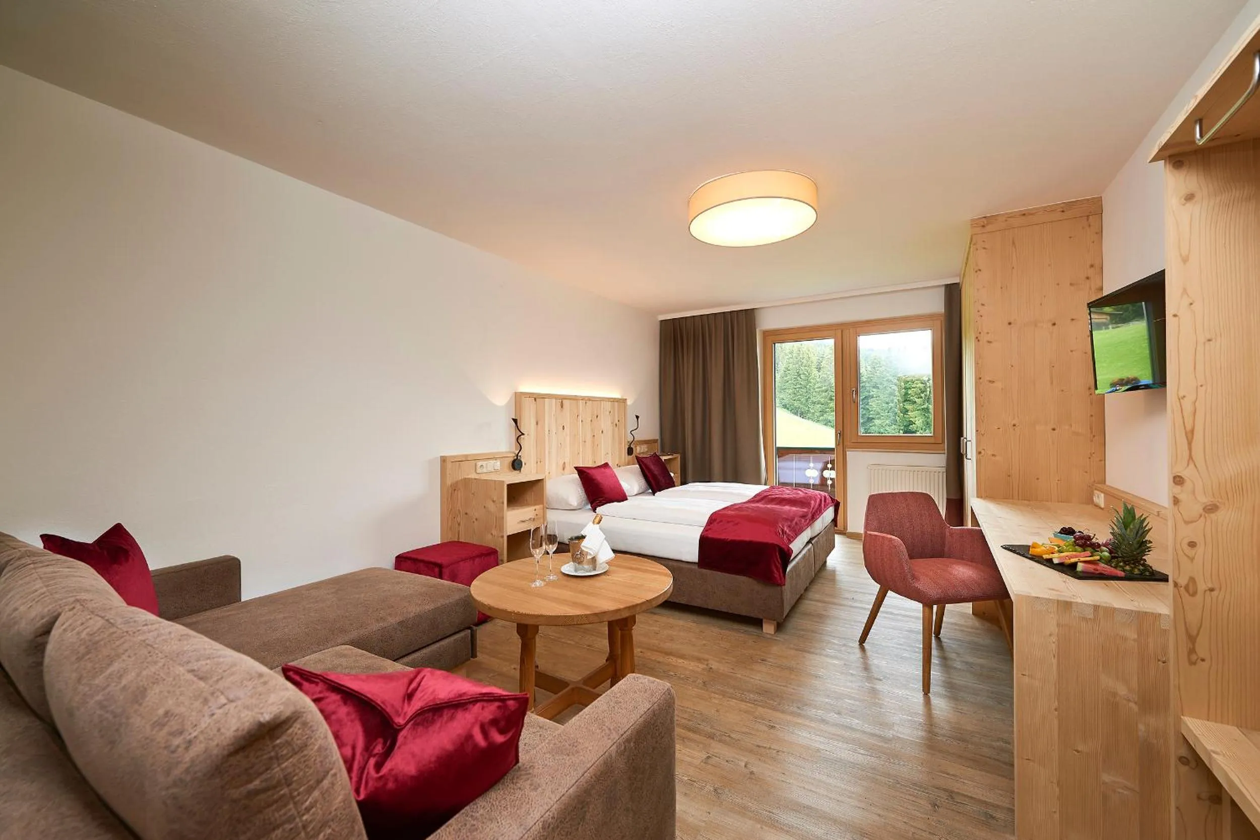 Bed in AlpenOase Sonnhof