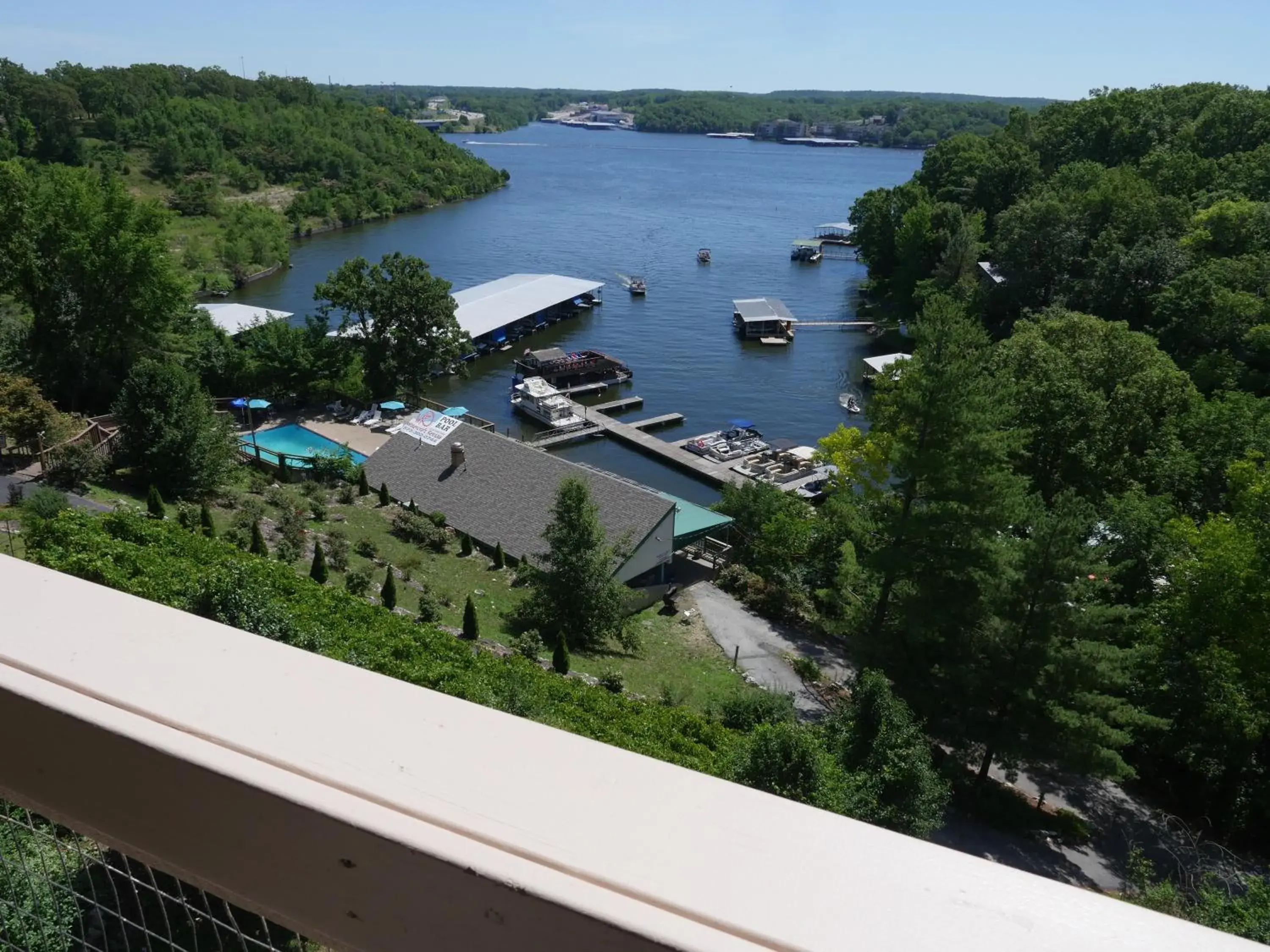 Lake view in Inn at Grand Glaize Lake view in Inn at Grand Glaize