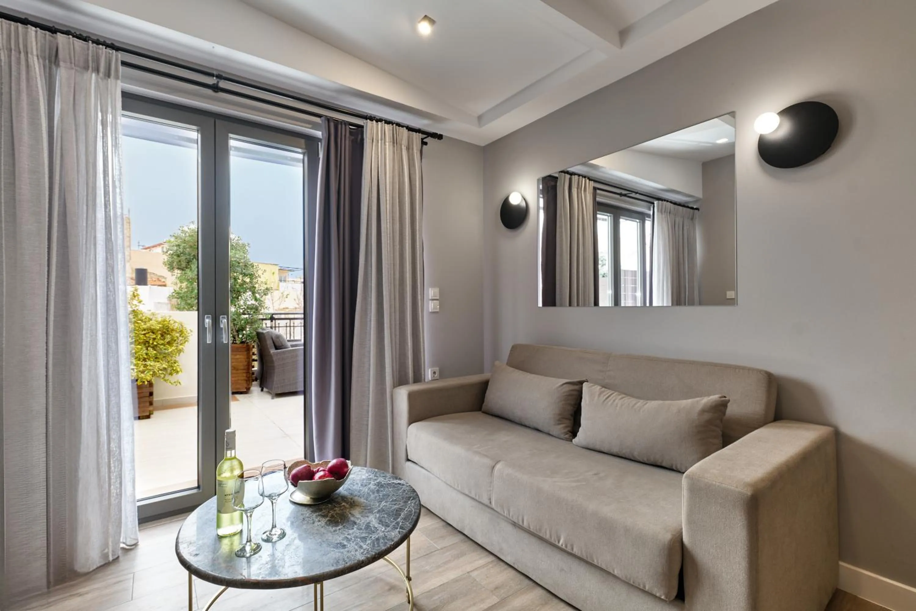 Living room in Nival Luxury Suites