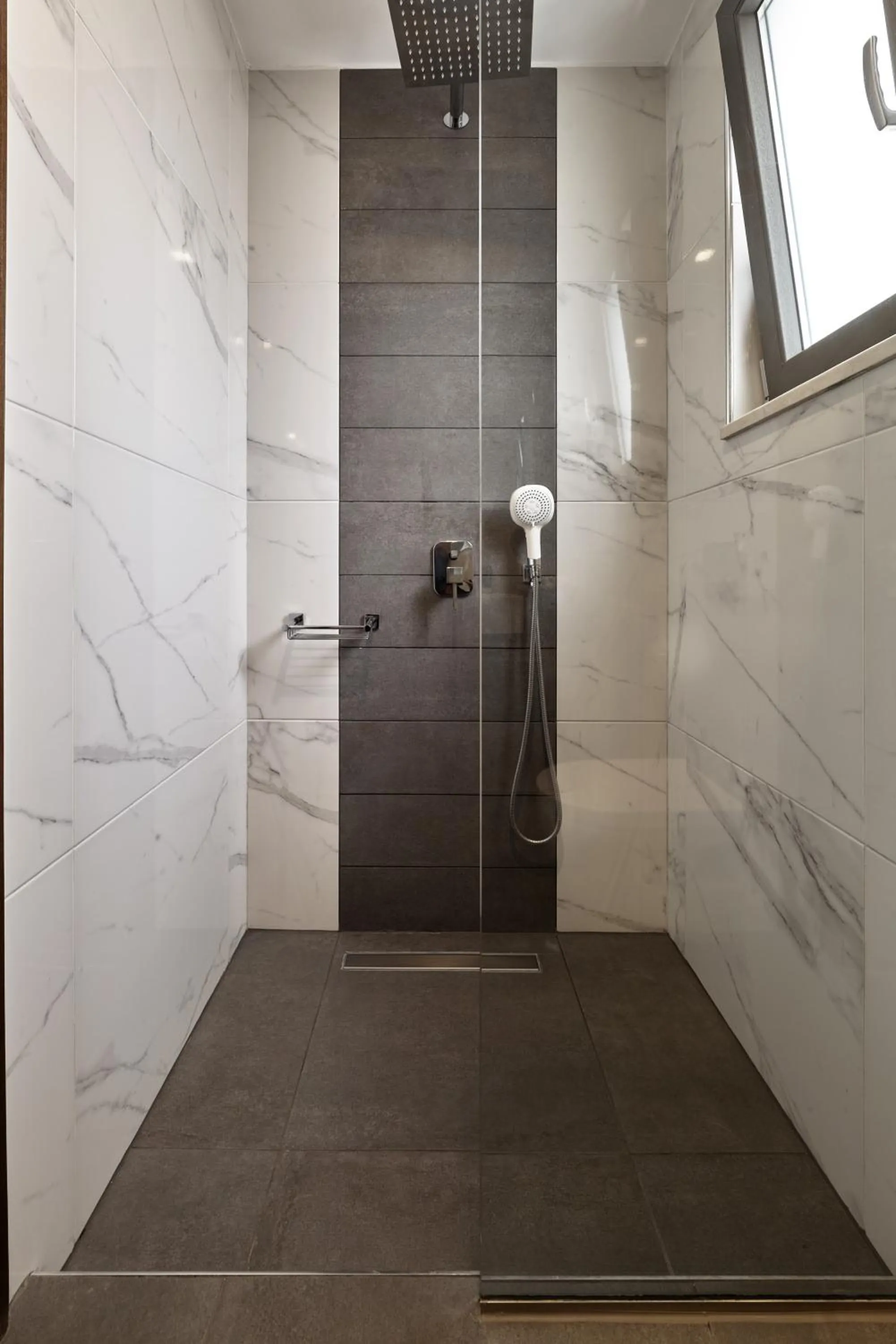 Shower in Nival Luxury Suites