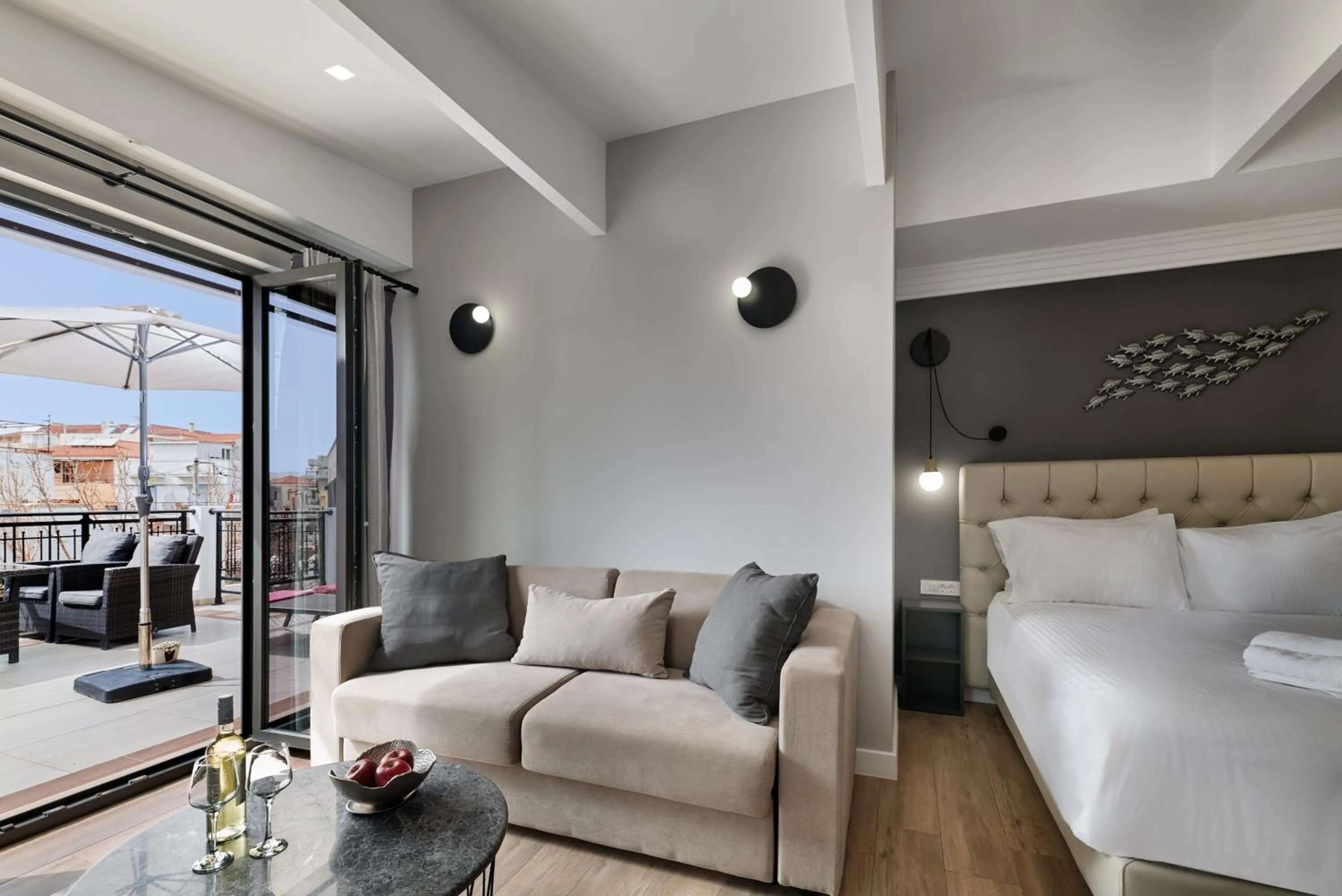 Bed in Nival Luxury Suites