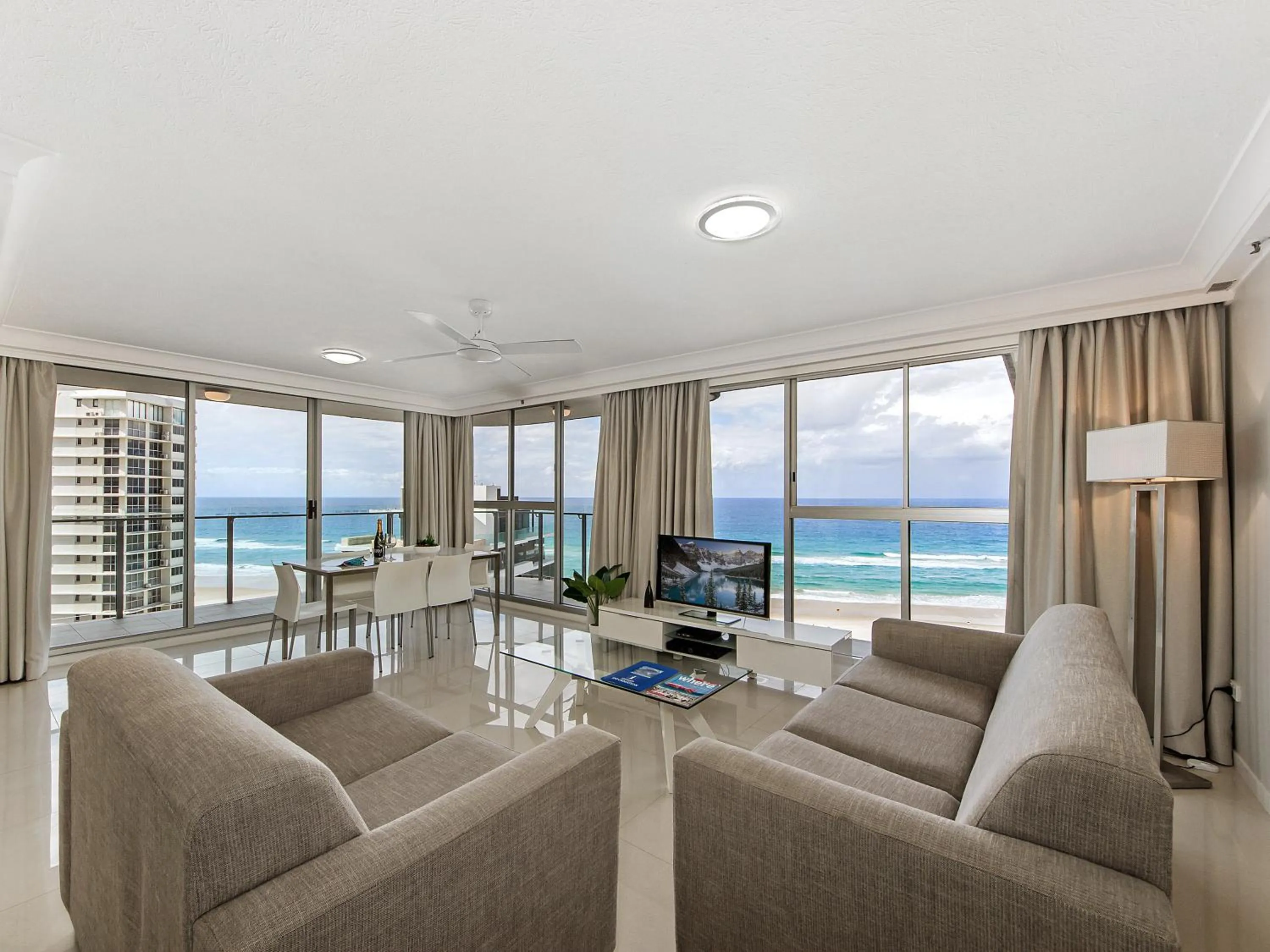 Living room in Sunbird Beach Resort Gold Coast