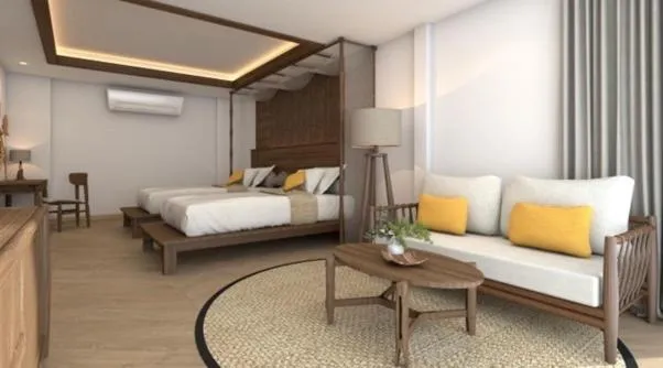 Seating area, Bed in Railay Bay Resort & Spa