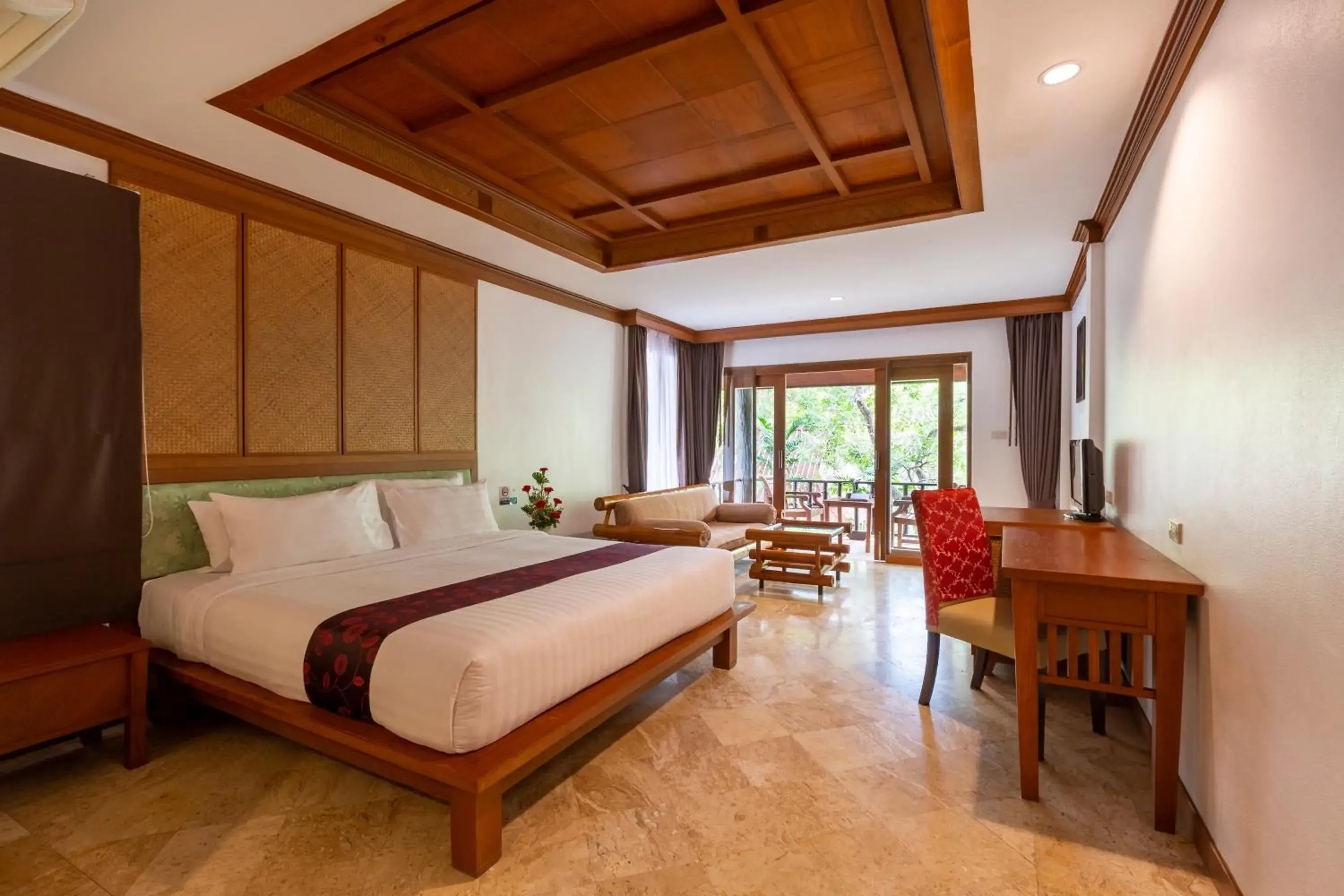 Bed in Railay Bay Resort & Spa Bed in Railay Bay Resort & Spa