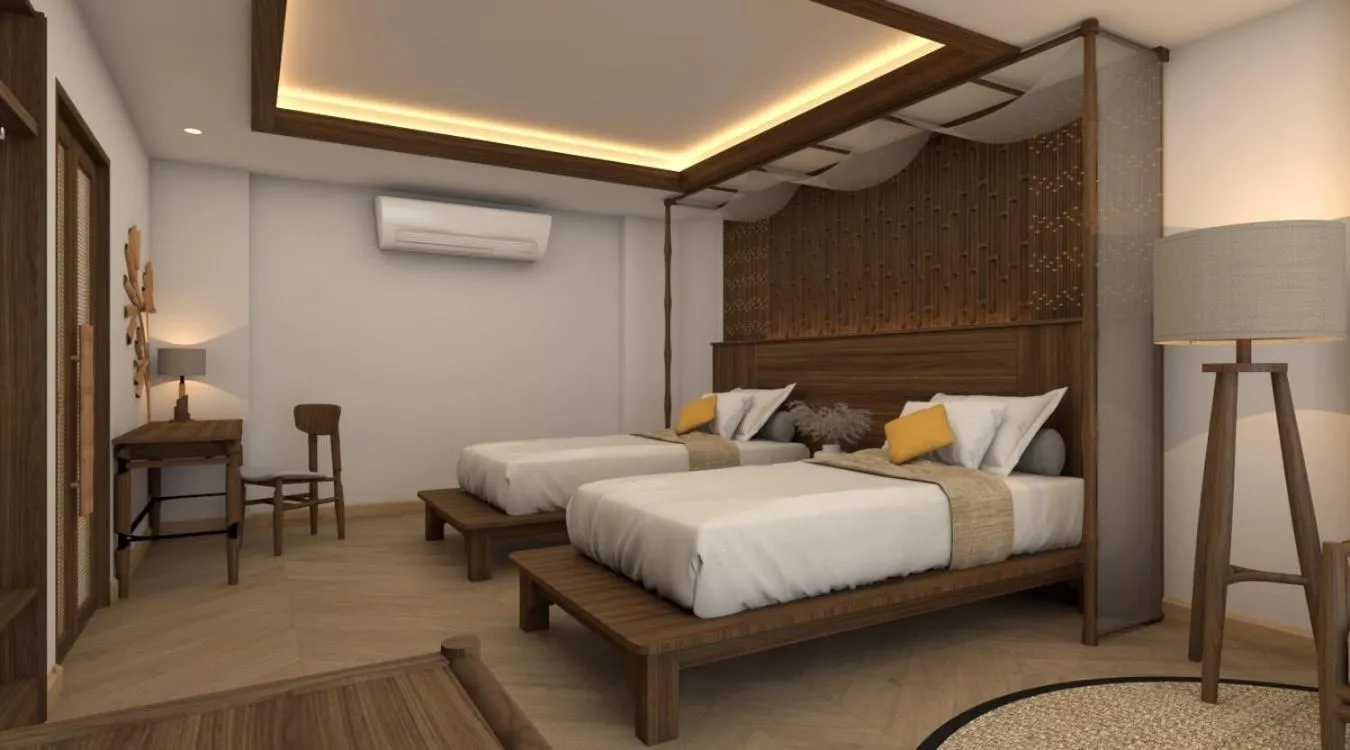 Bed in Railay Bay Resort & Spa