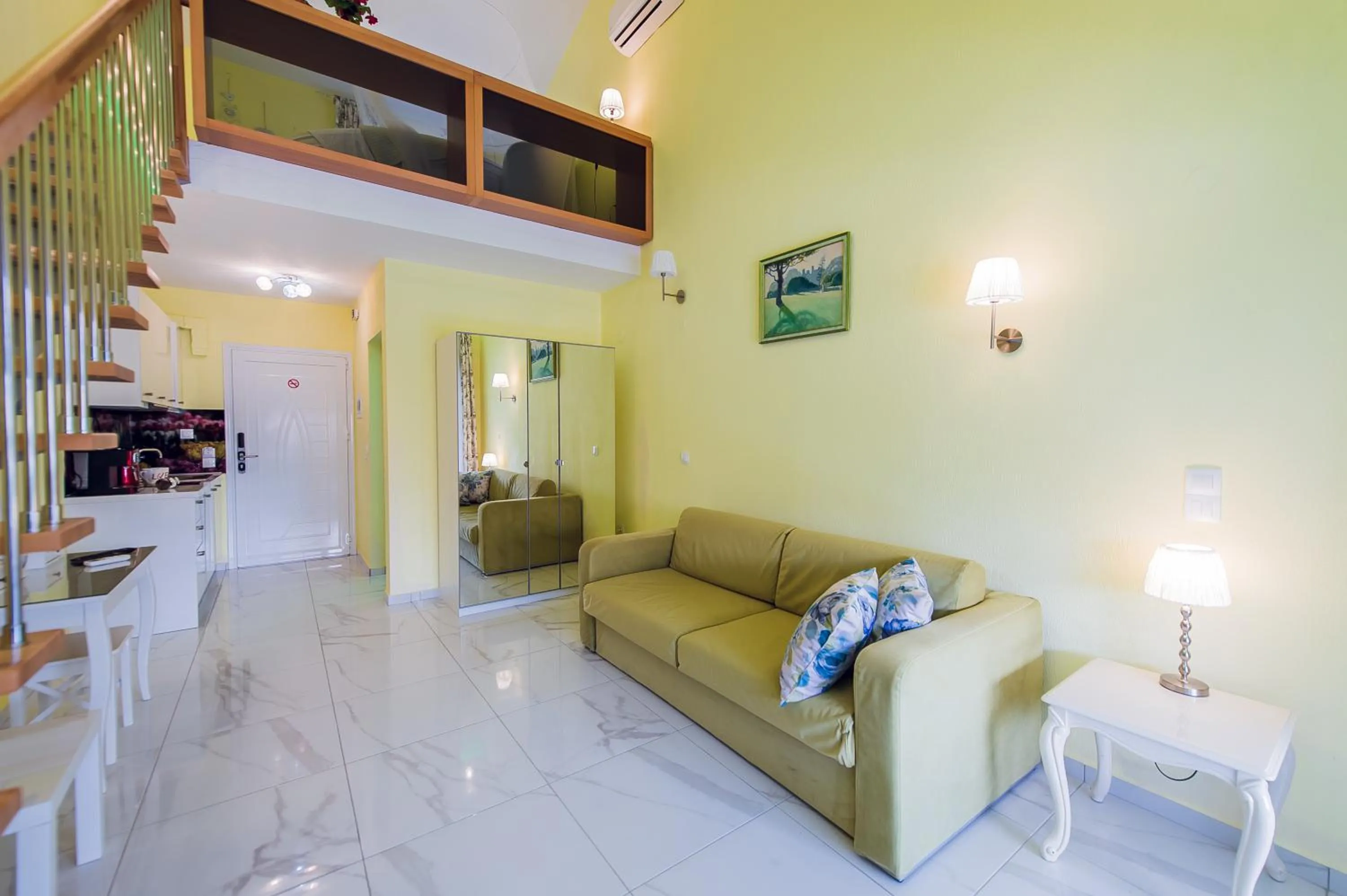 Seating area in Dream Boutique Apartments