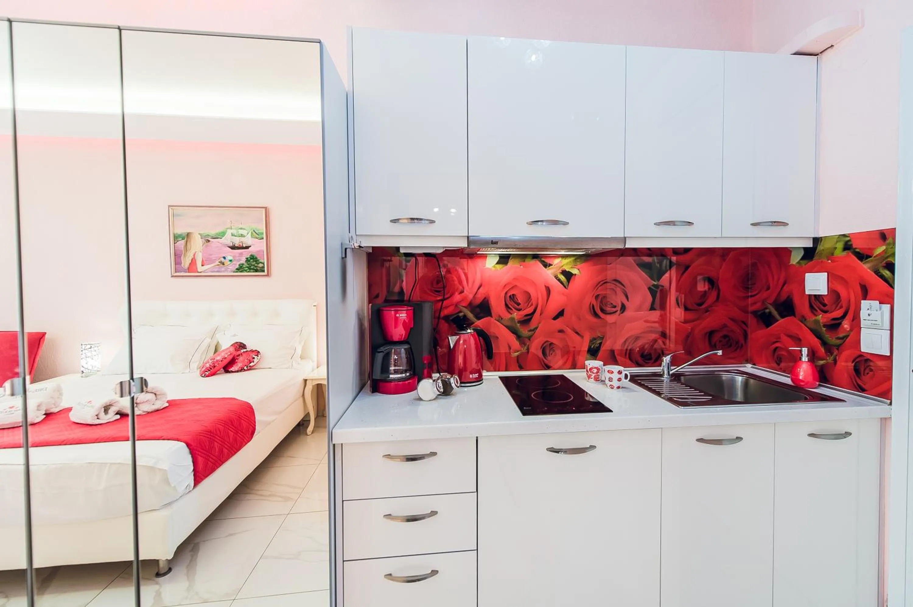 Bed in Dream Boutique Apartments