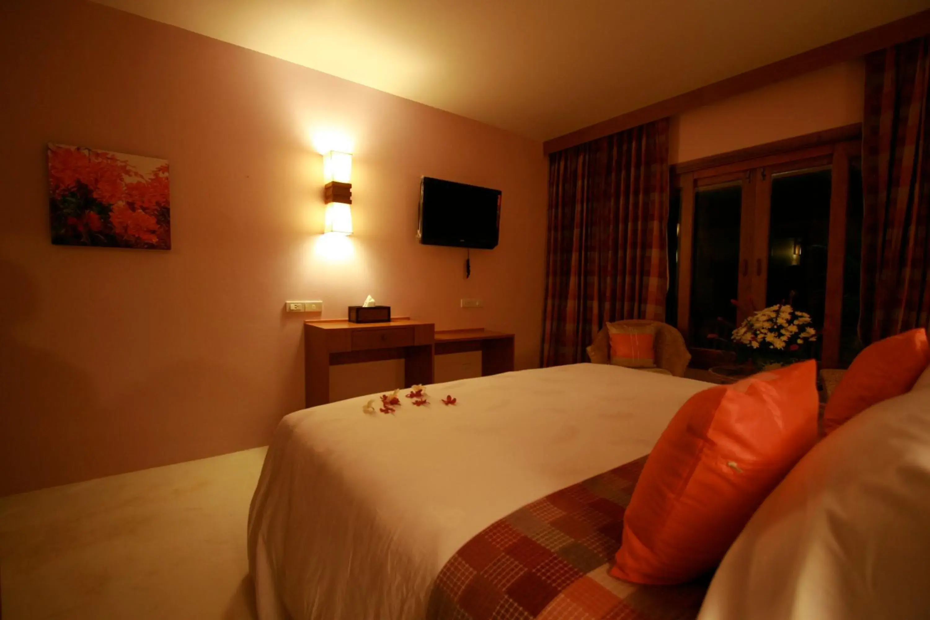 Bed in Vieng Mantra Hotel Bed in Vieng Mantra Hotel