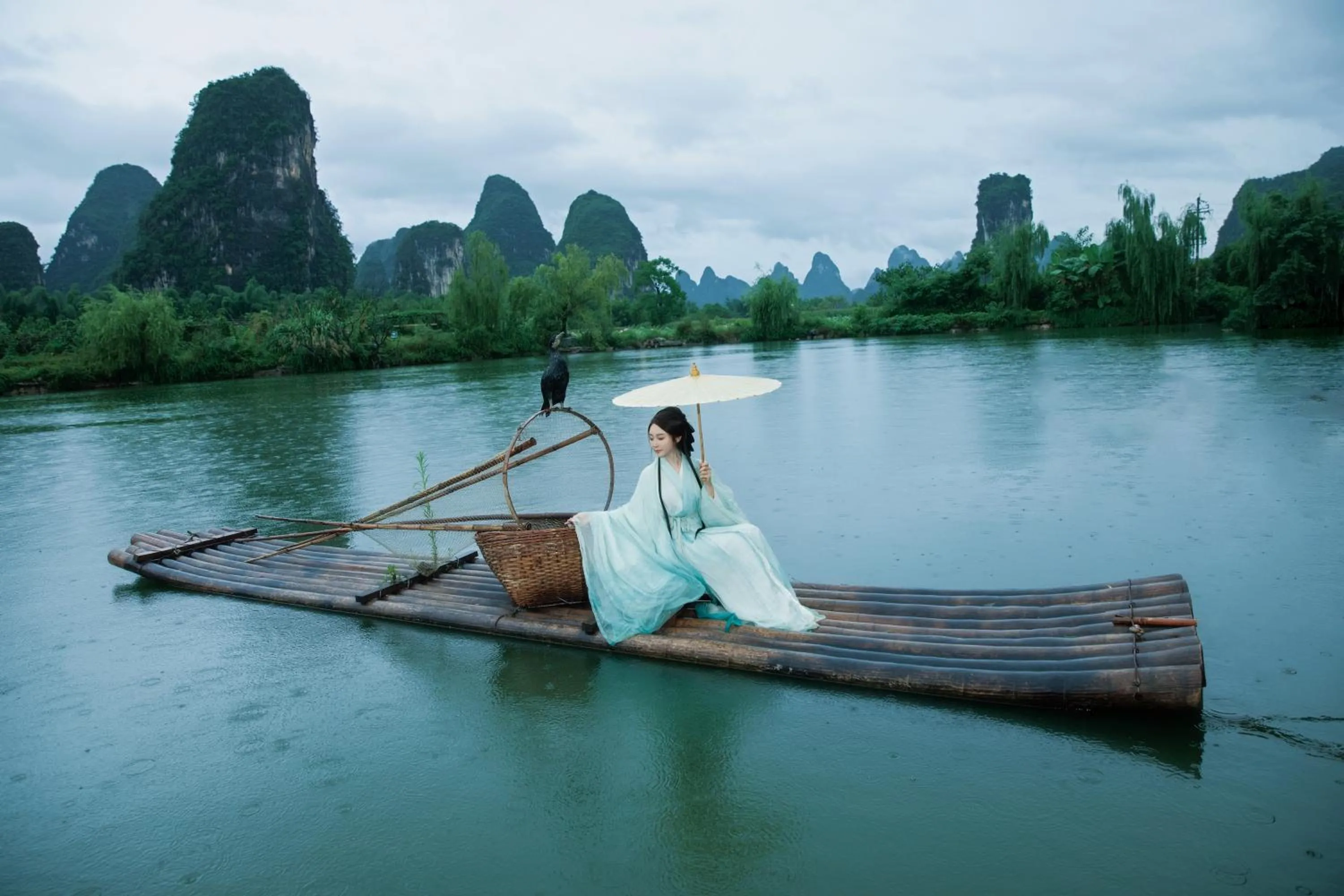 People in Yangshuo Hidden Dragon Villa