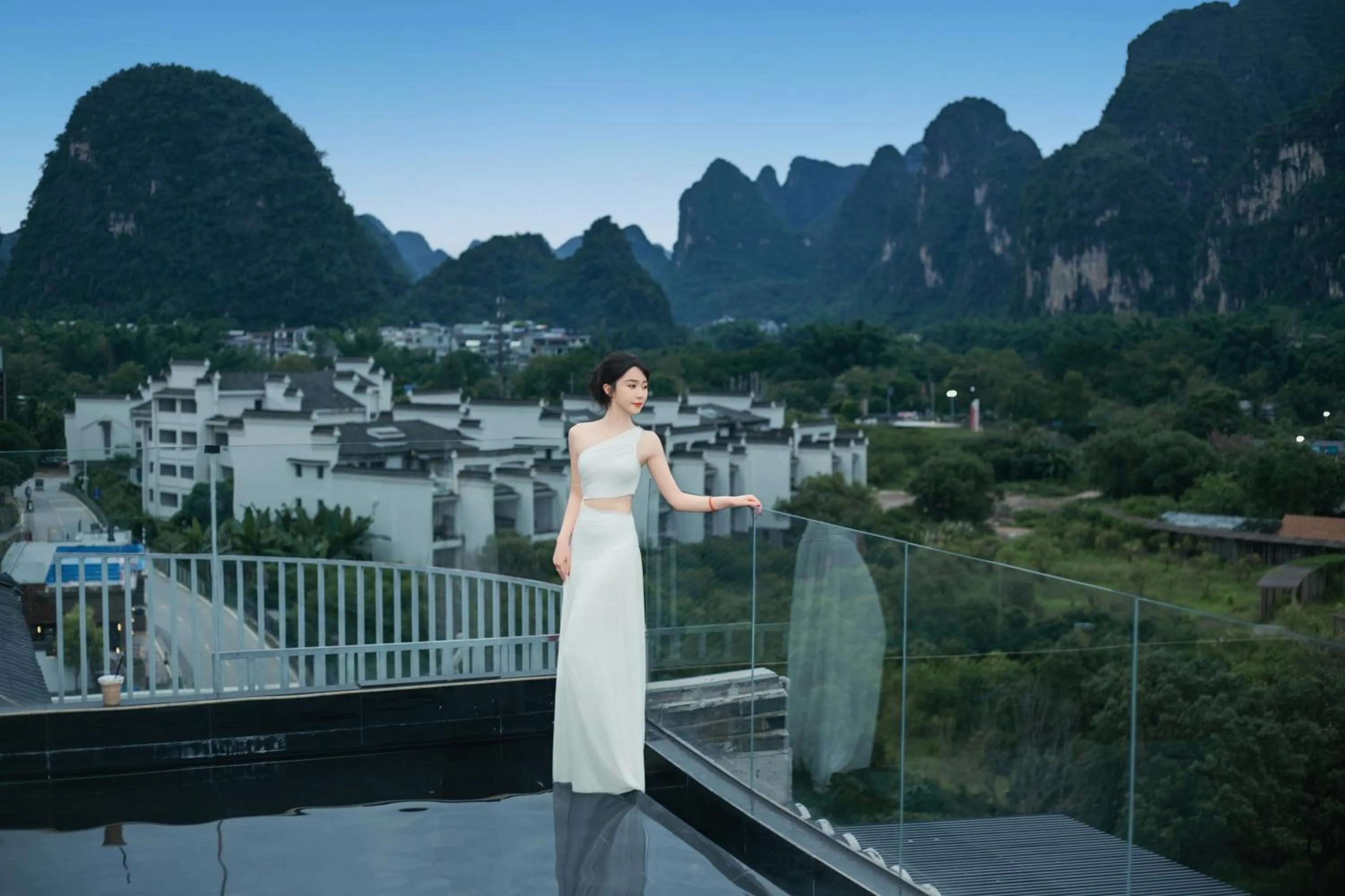 Property building in Yangshuo Hidden Dragon Villa