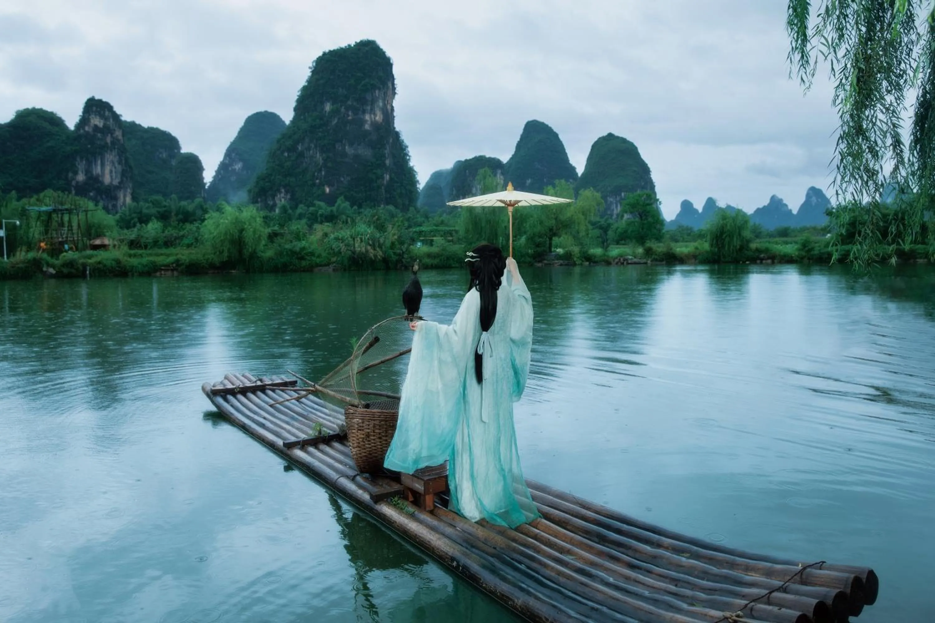 Spring in Yangshuo Hidden Dragon Villa
