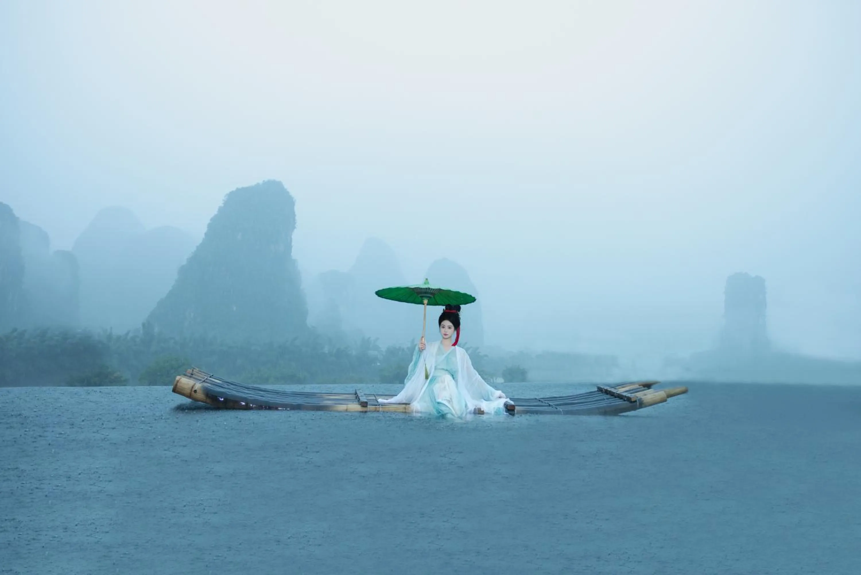 People in Yangshuo Hidden Dragon Villa