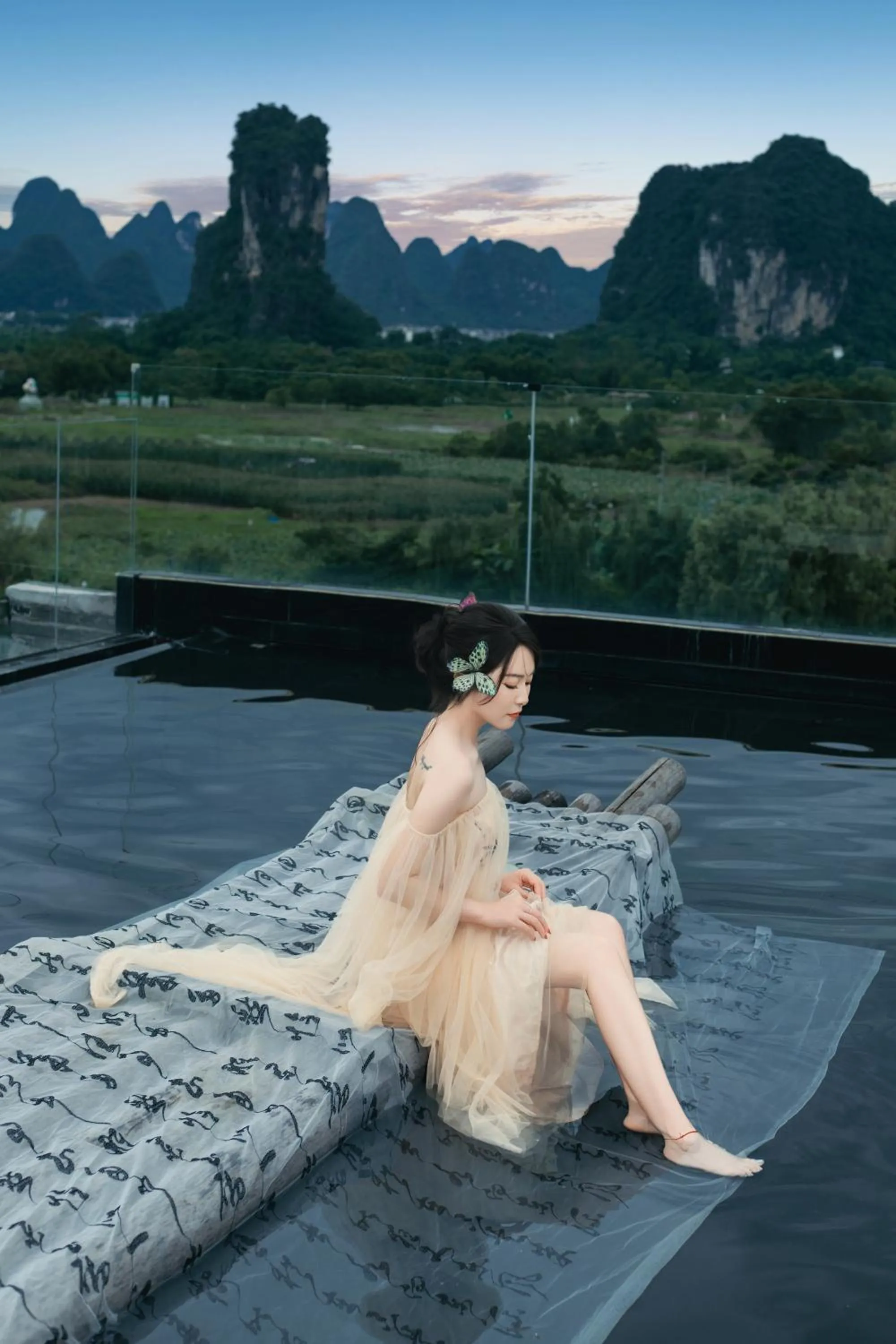 Property building in Yangshuo Hidden Dragon Villa