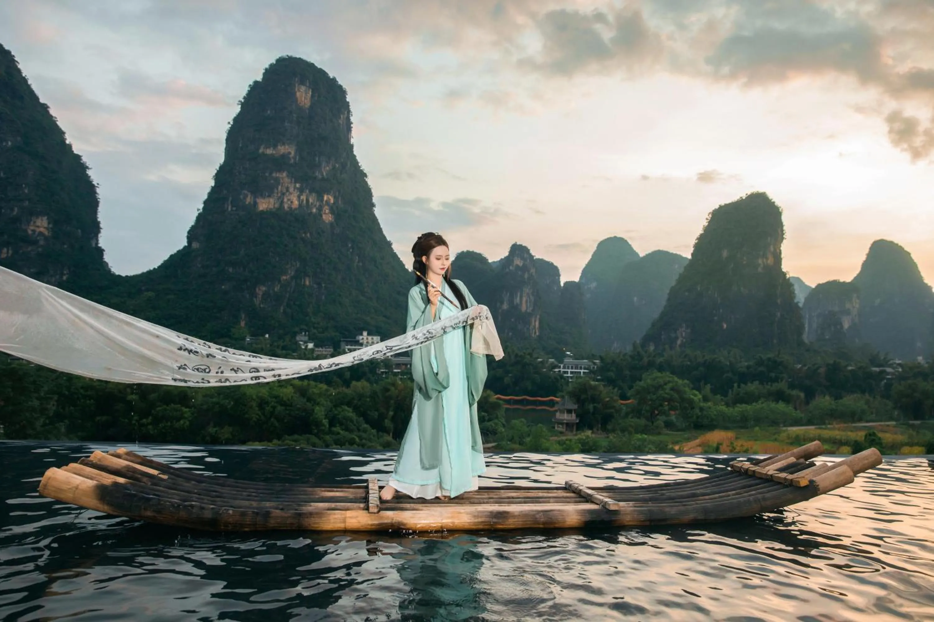 Property building in Yangshuo Hidden Dragon Villa