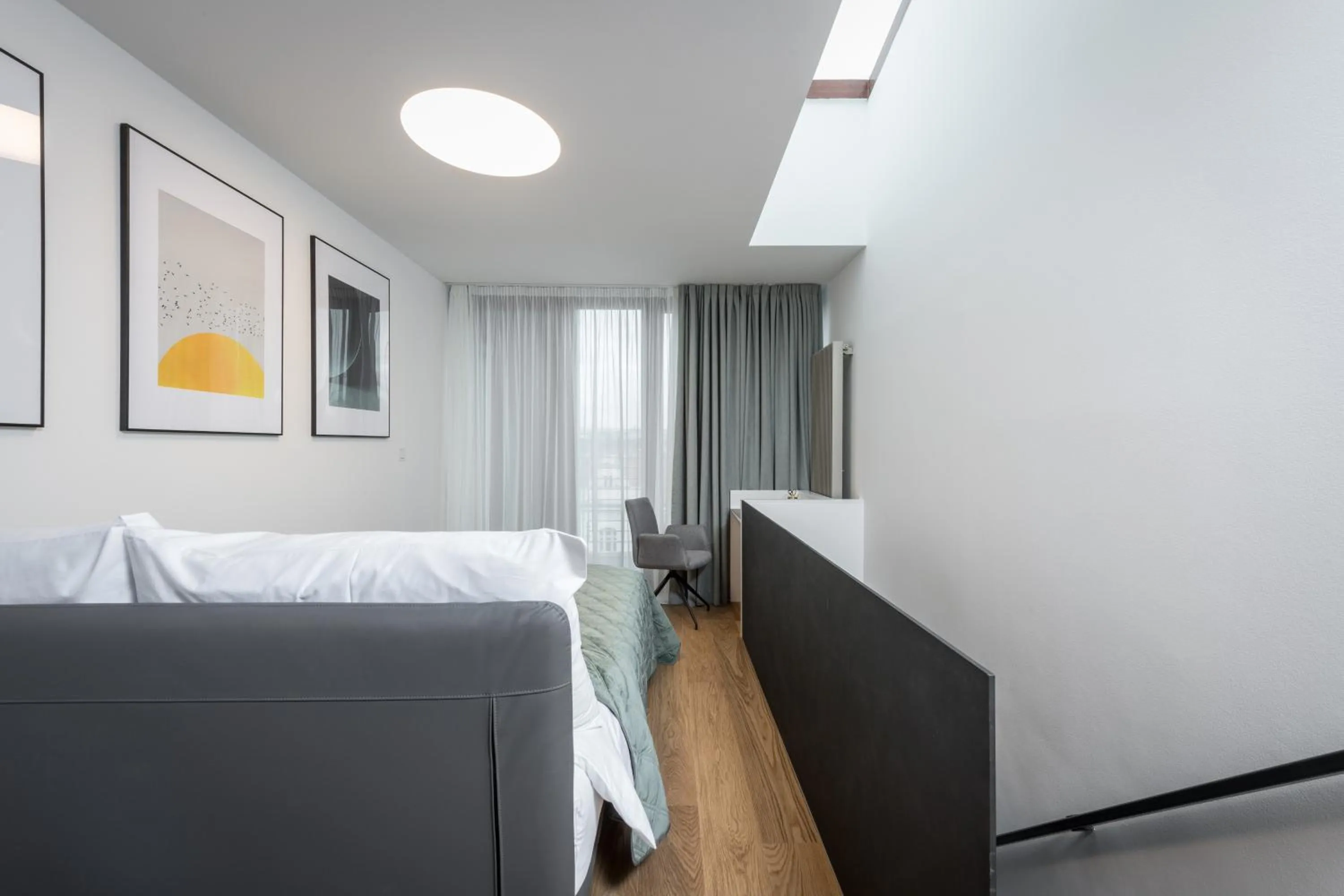 Bedroom, Bed in Fully renovated stylish duplex in a convenient location
