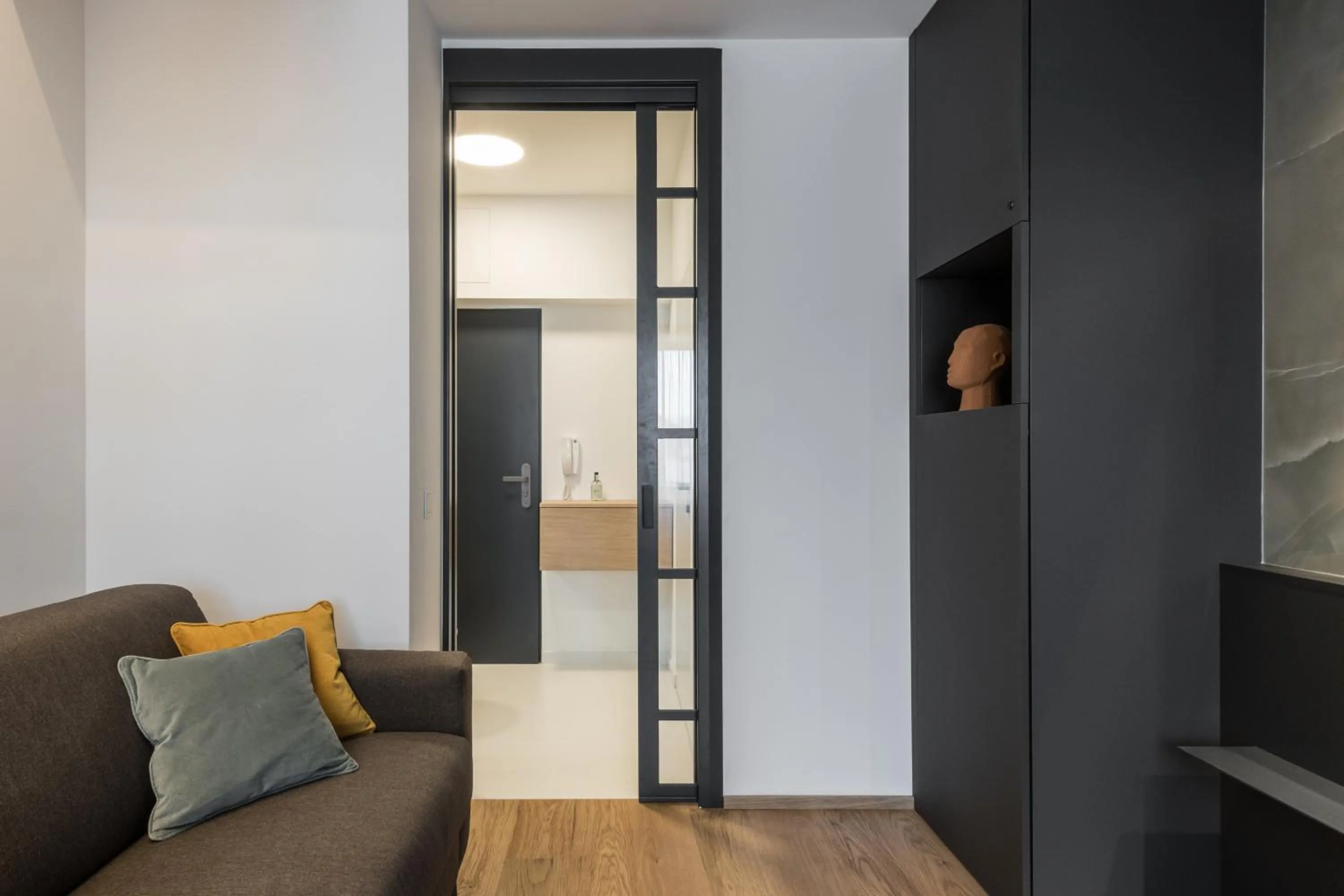 Living room in Fully renovated stylish duplex in a convenient location