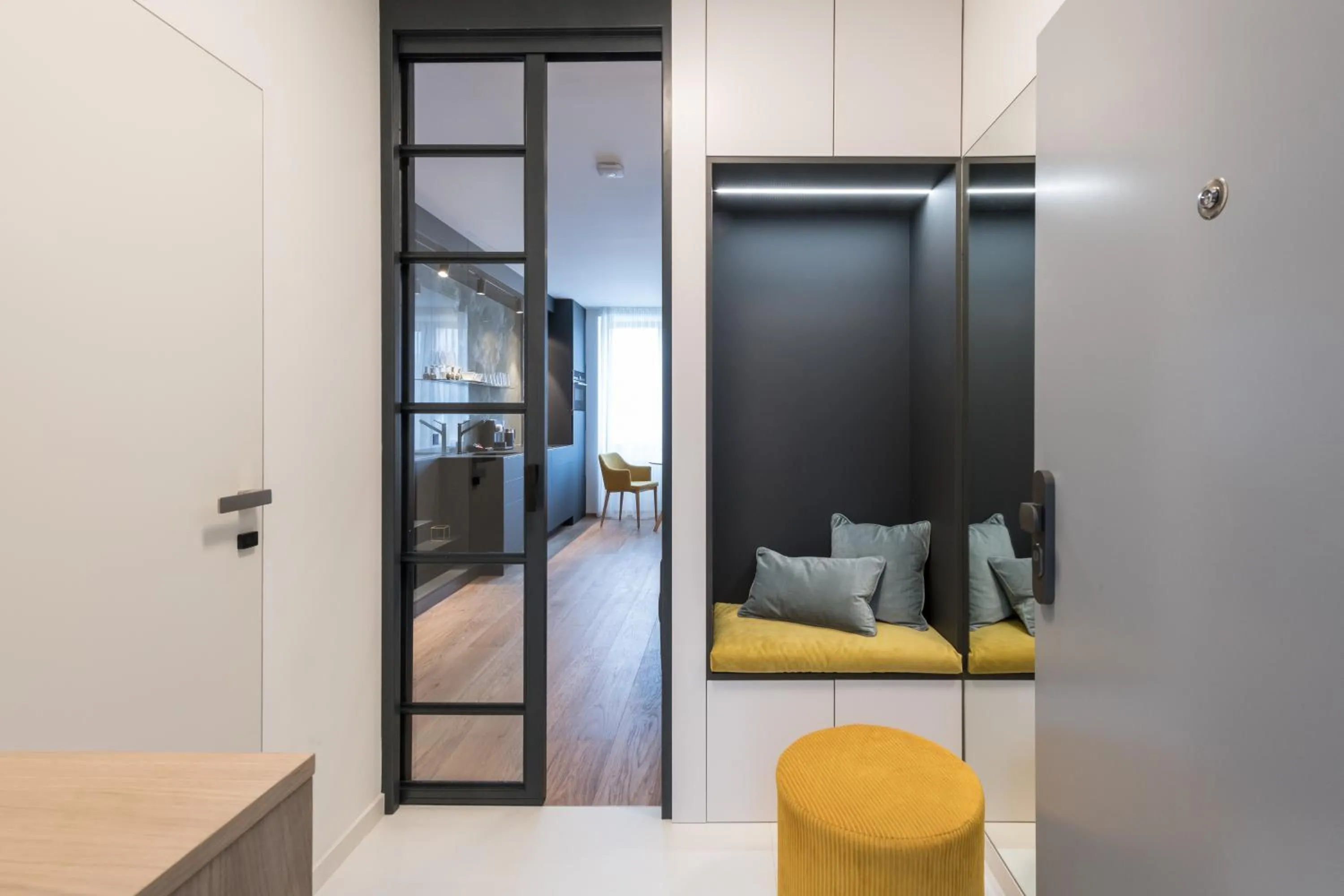 Seating area in Fully renovated stylish duplex in a convenient location