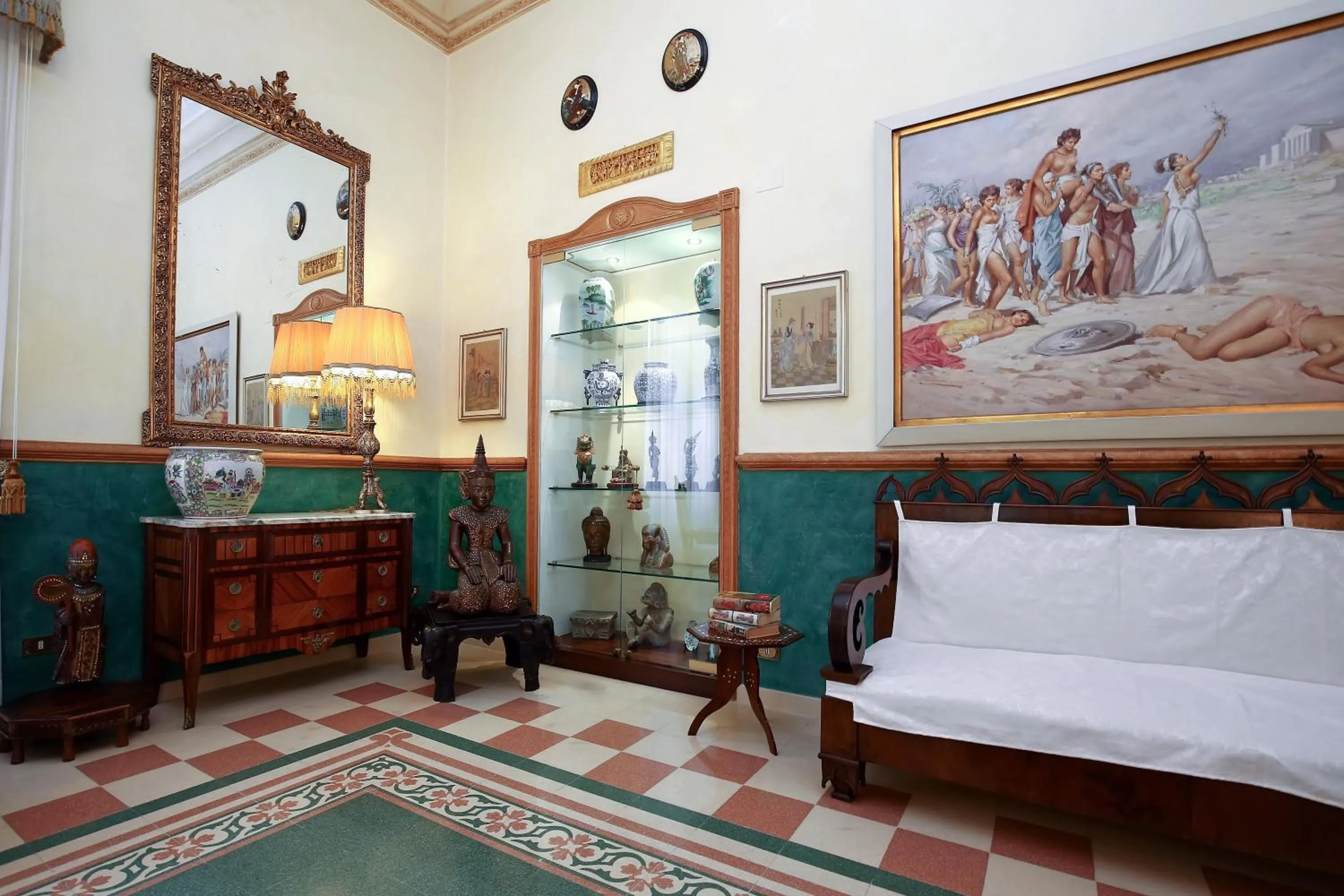 Bedroom, Bed in B&B Flora House