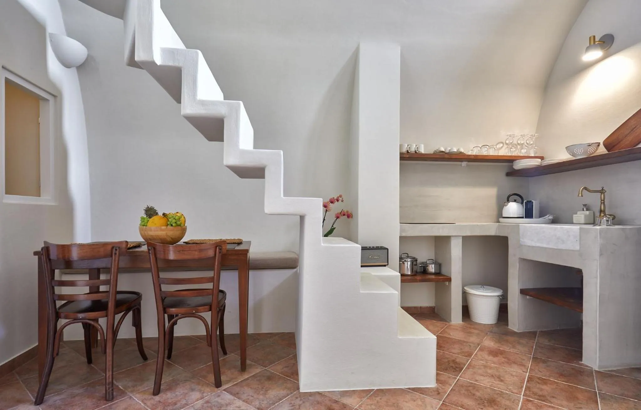 Kitchen or kitchenette in Arvanitis Cave Village