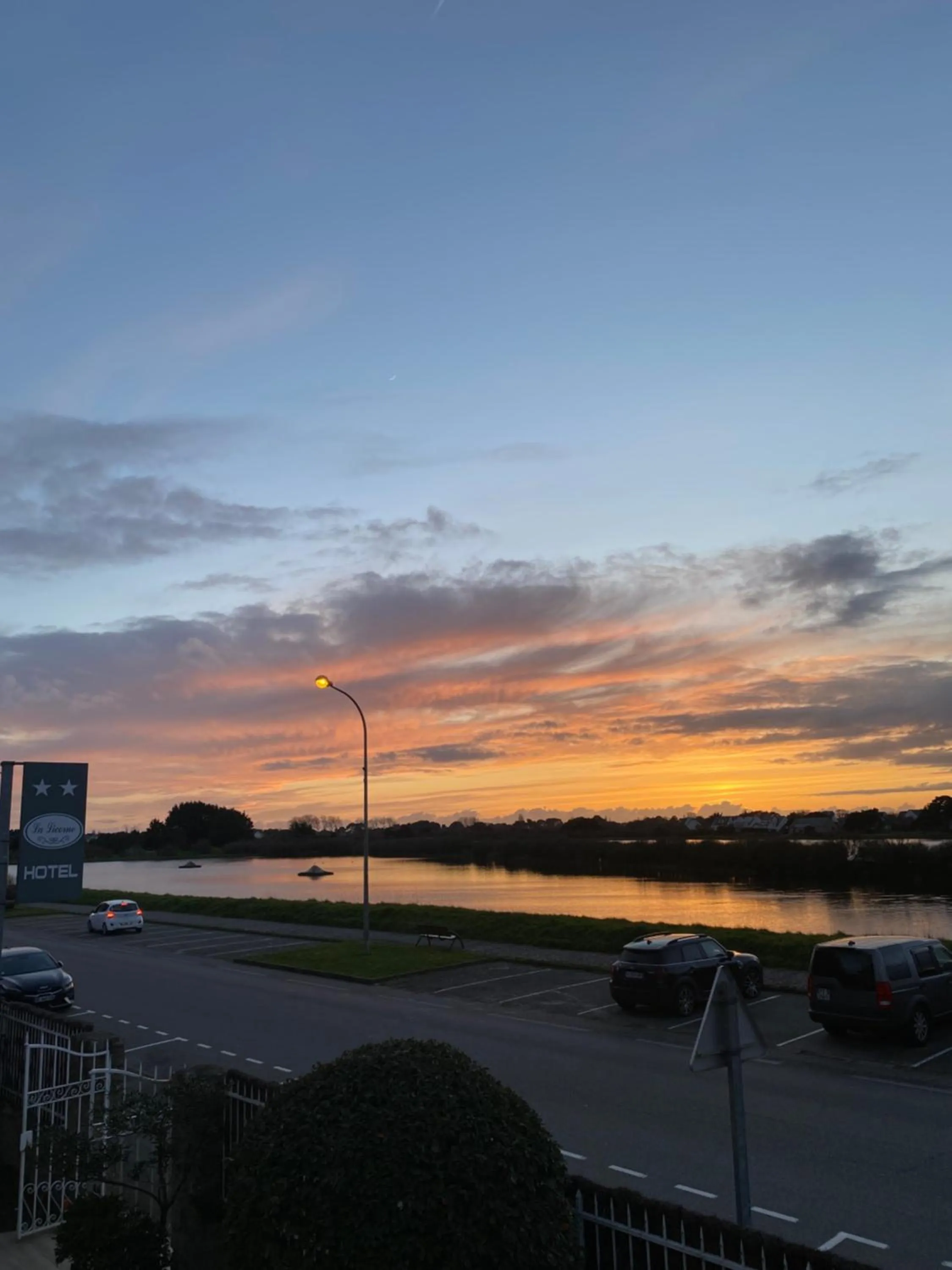 Sunset in Hotel La Licorne