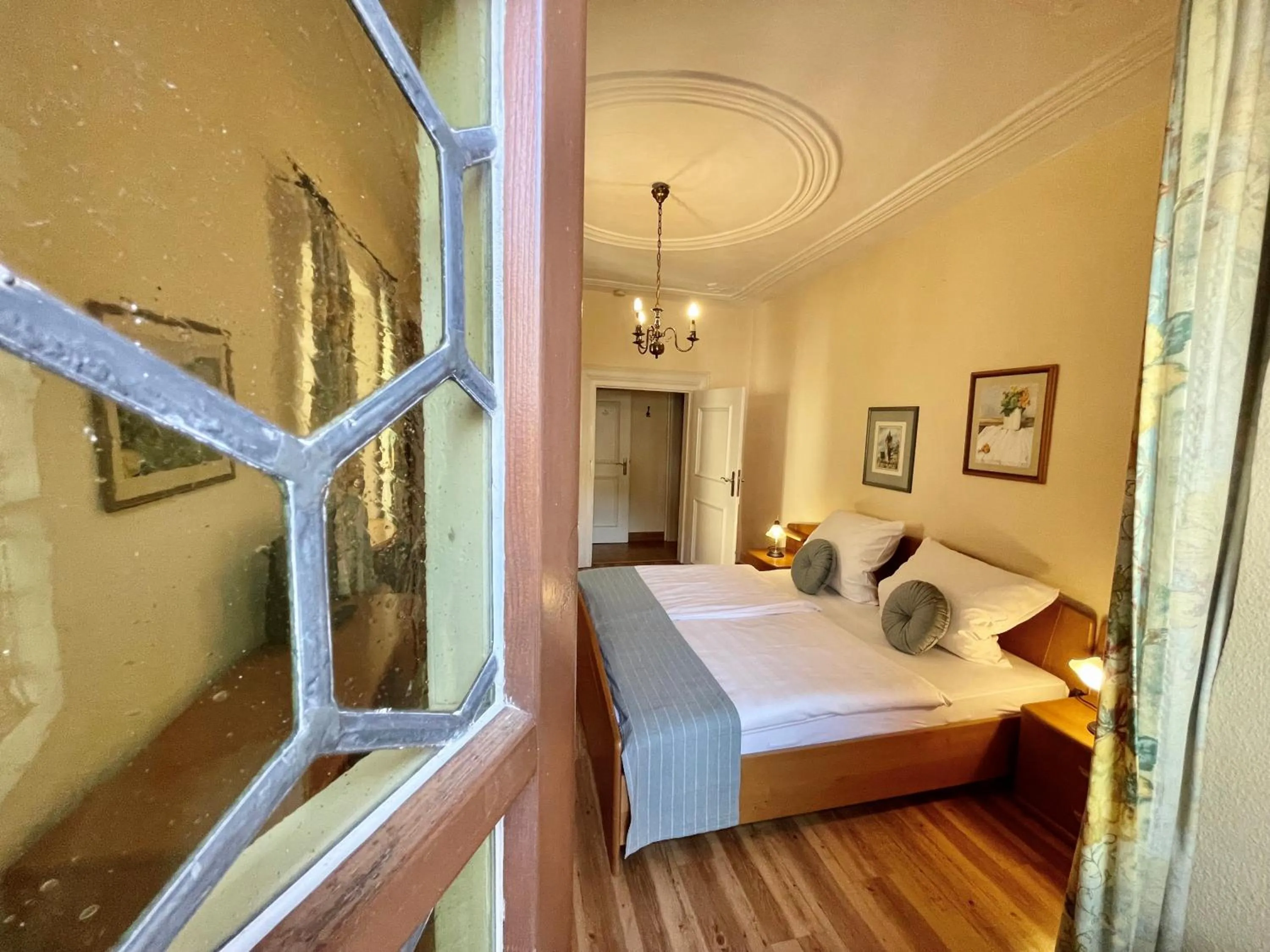 Bed in Hotel Schloss Zell