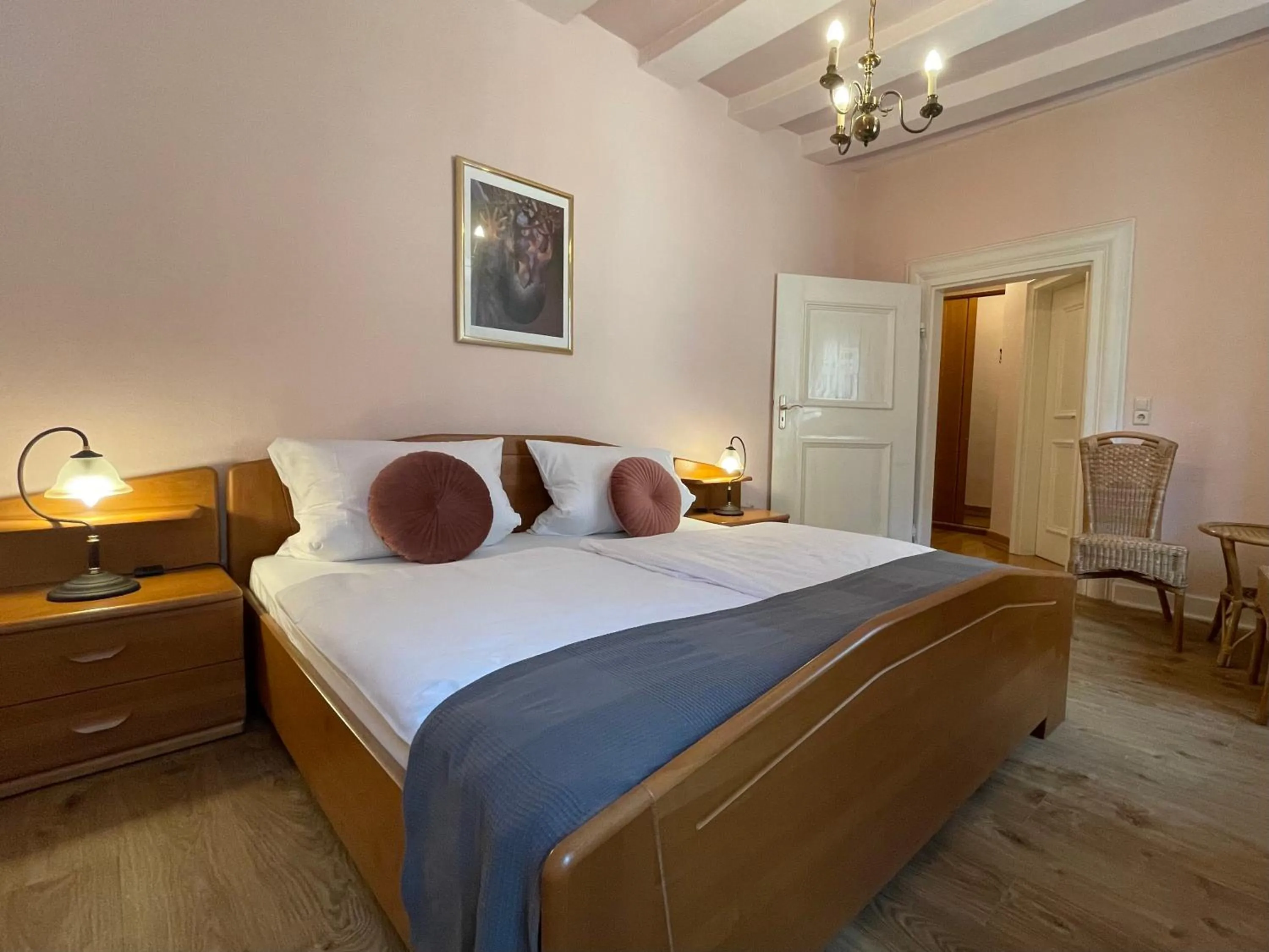 Bed in Hotel Schloss Zell