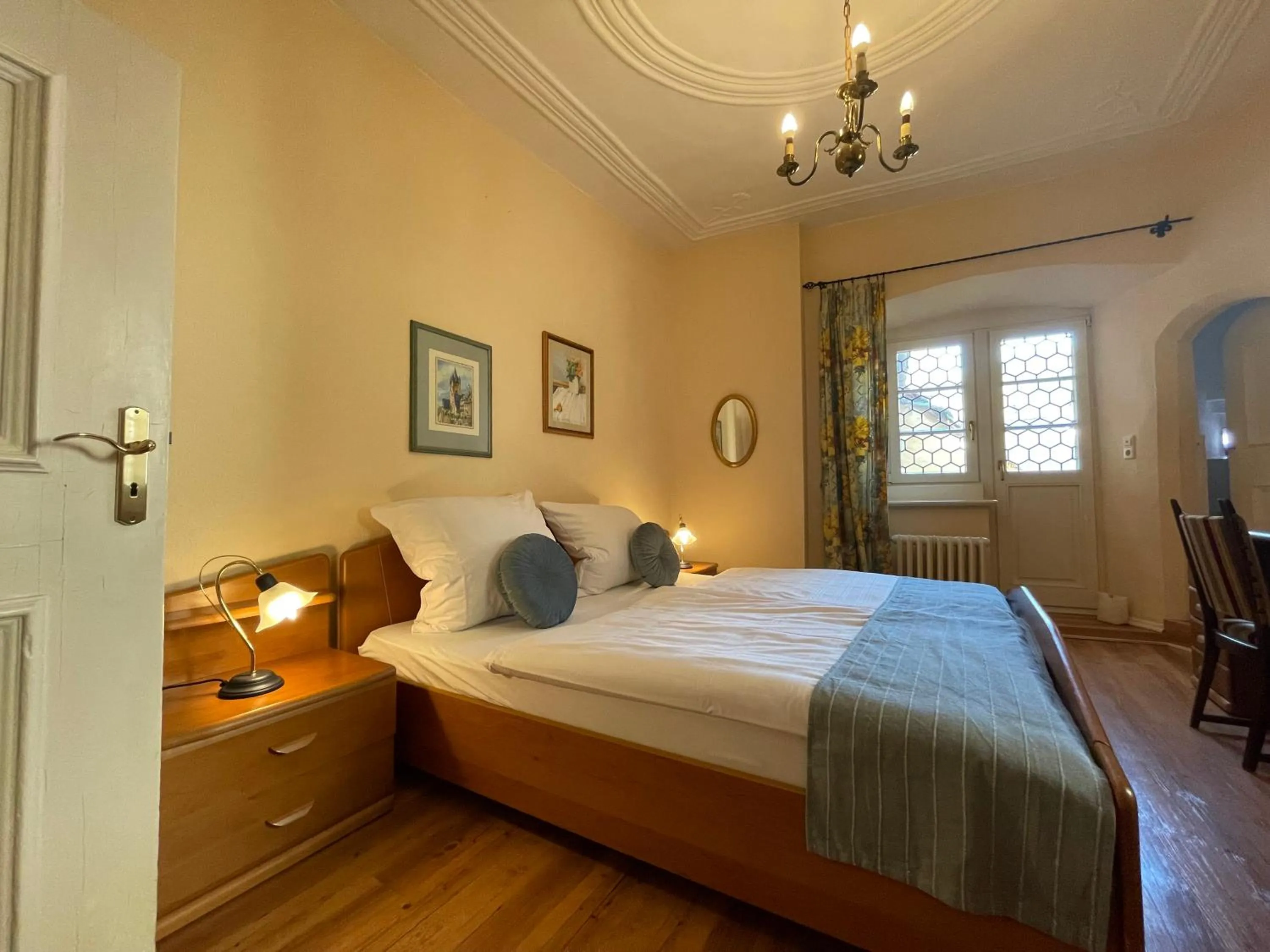 Bed in Hotel Schloss Zell