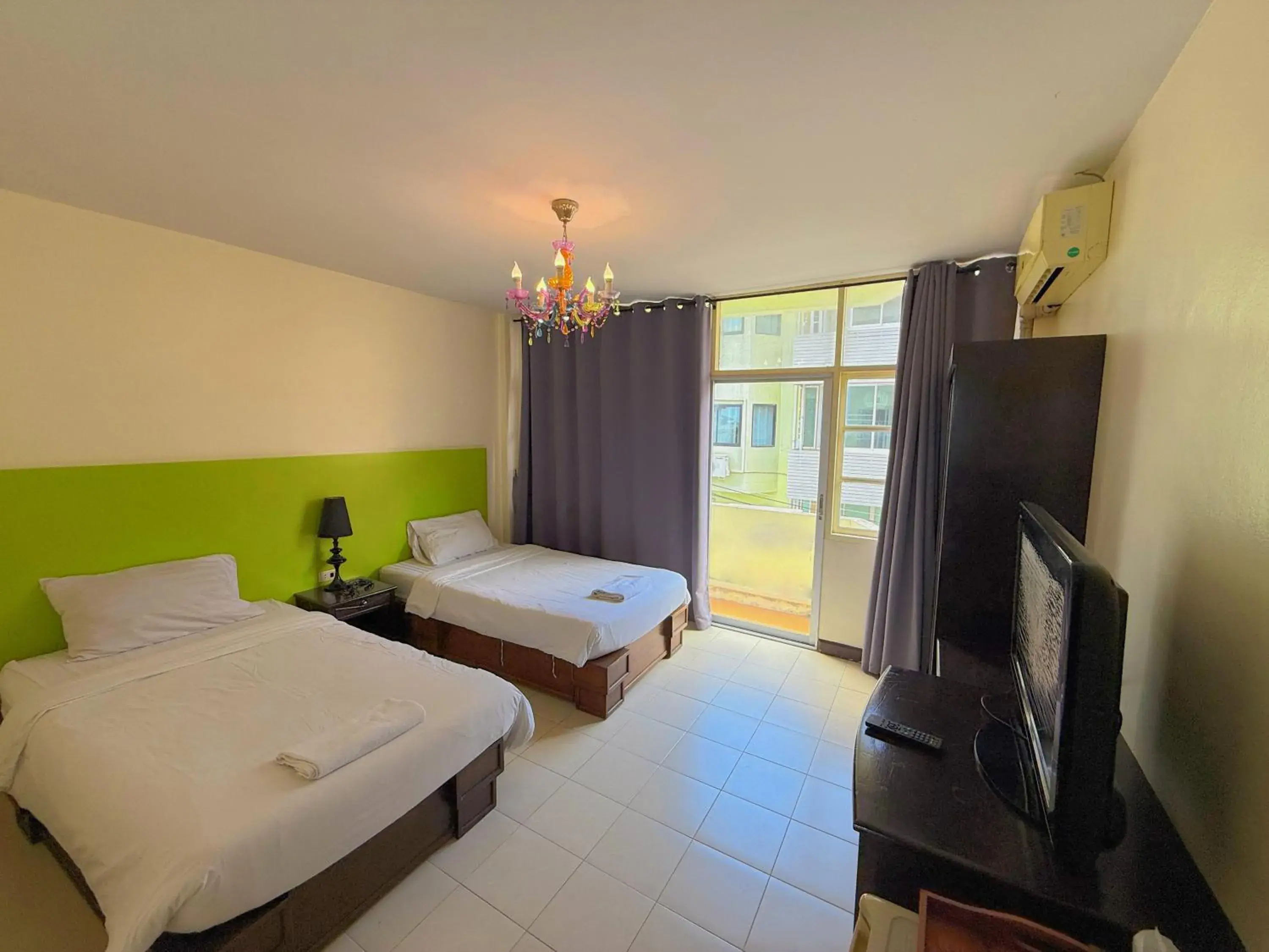 Bed in Baan Nilawan Hotel Bed in Baan Nilawan Hotel