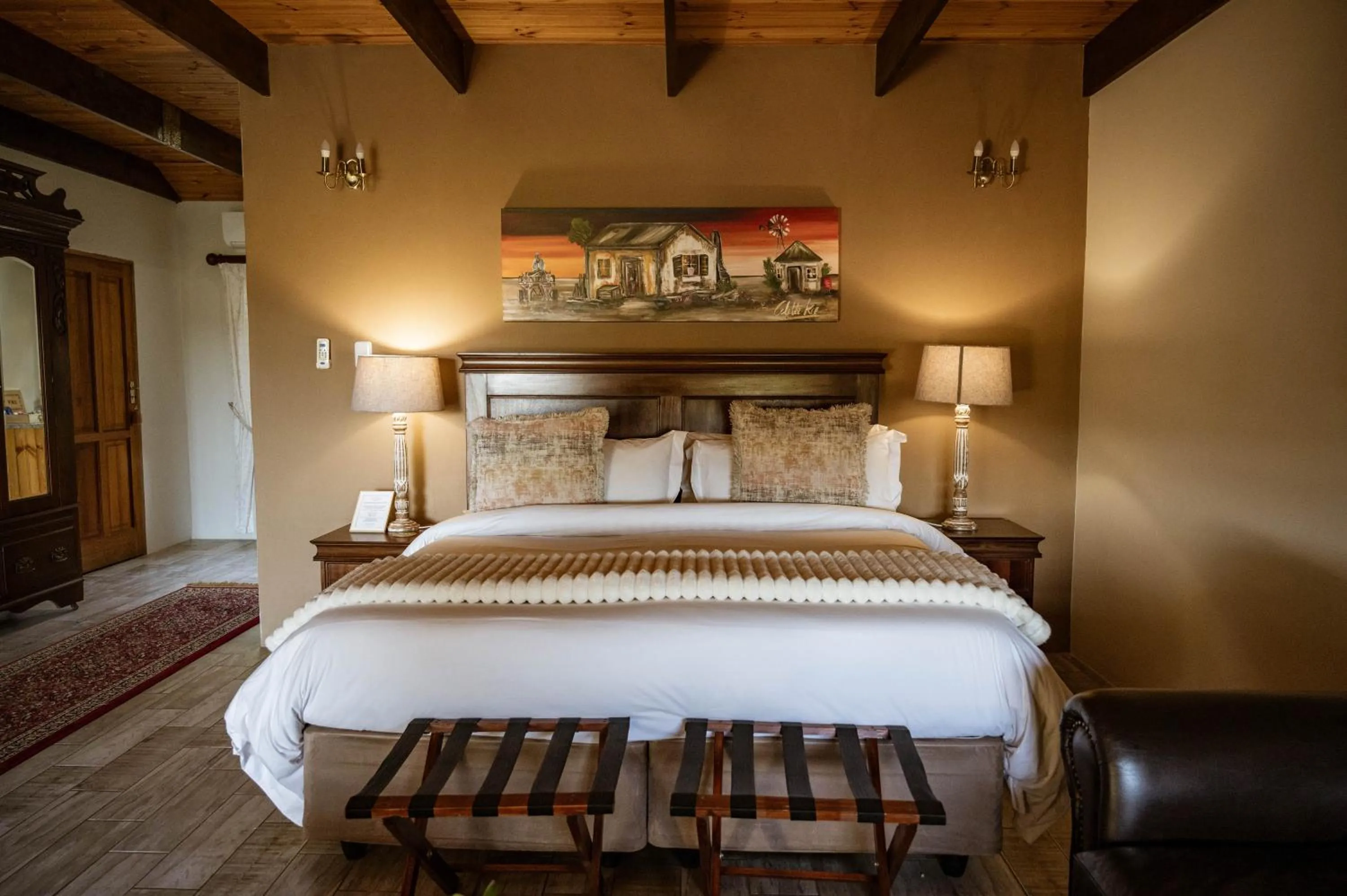 Bed in De Denne Country Guest House