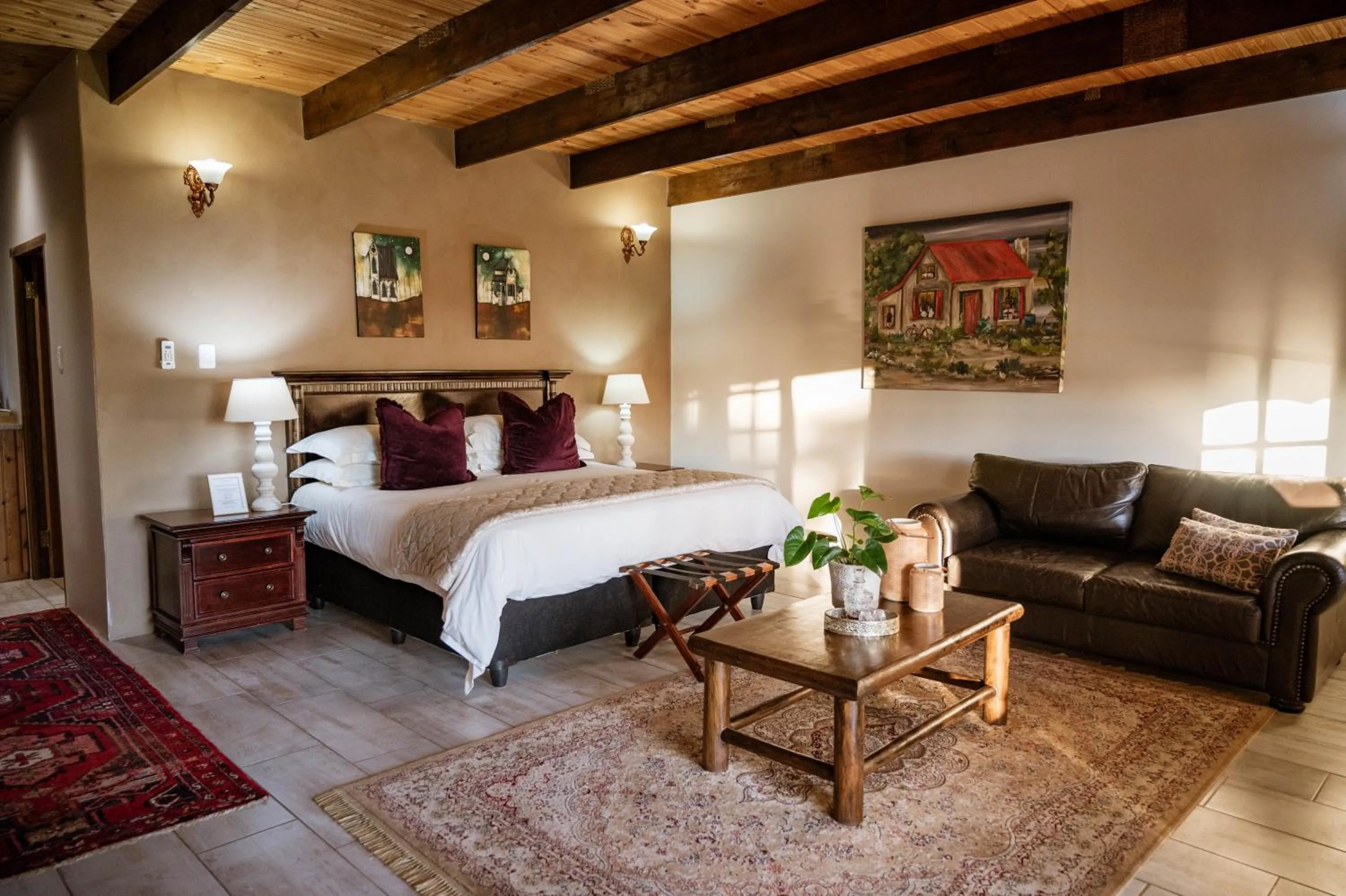 Bed in De Denne Country Guest House