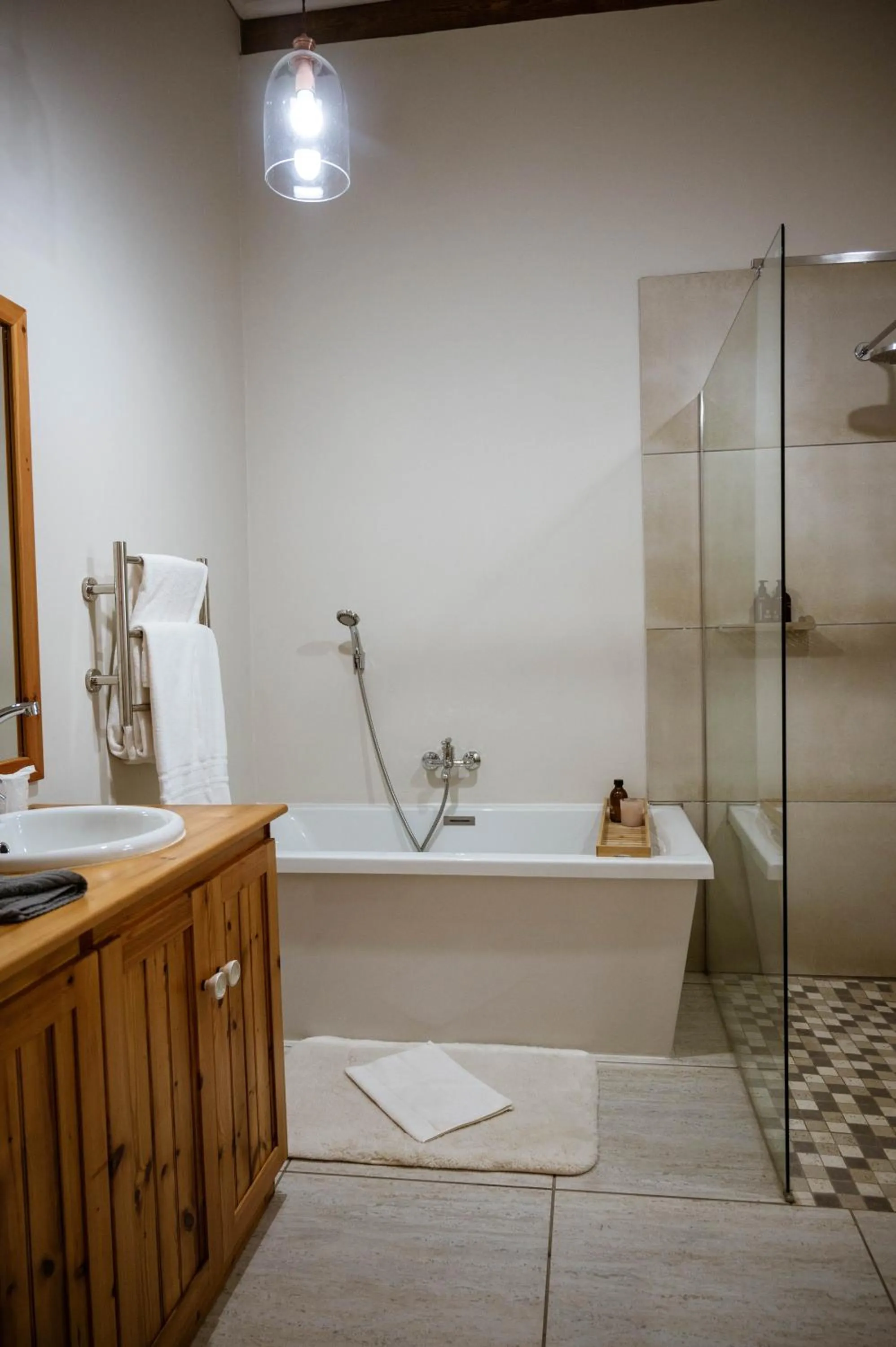 Shower in De Denne Country Guest House