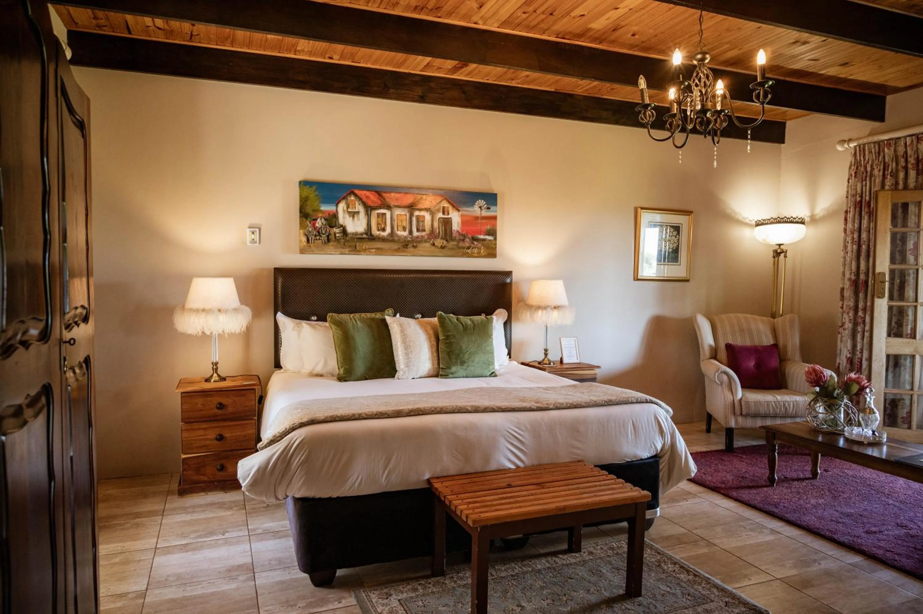 Bed in De Denne Country Guest House