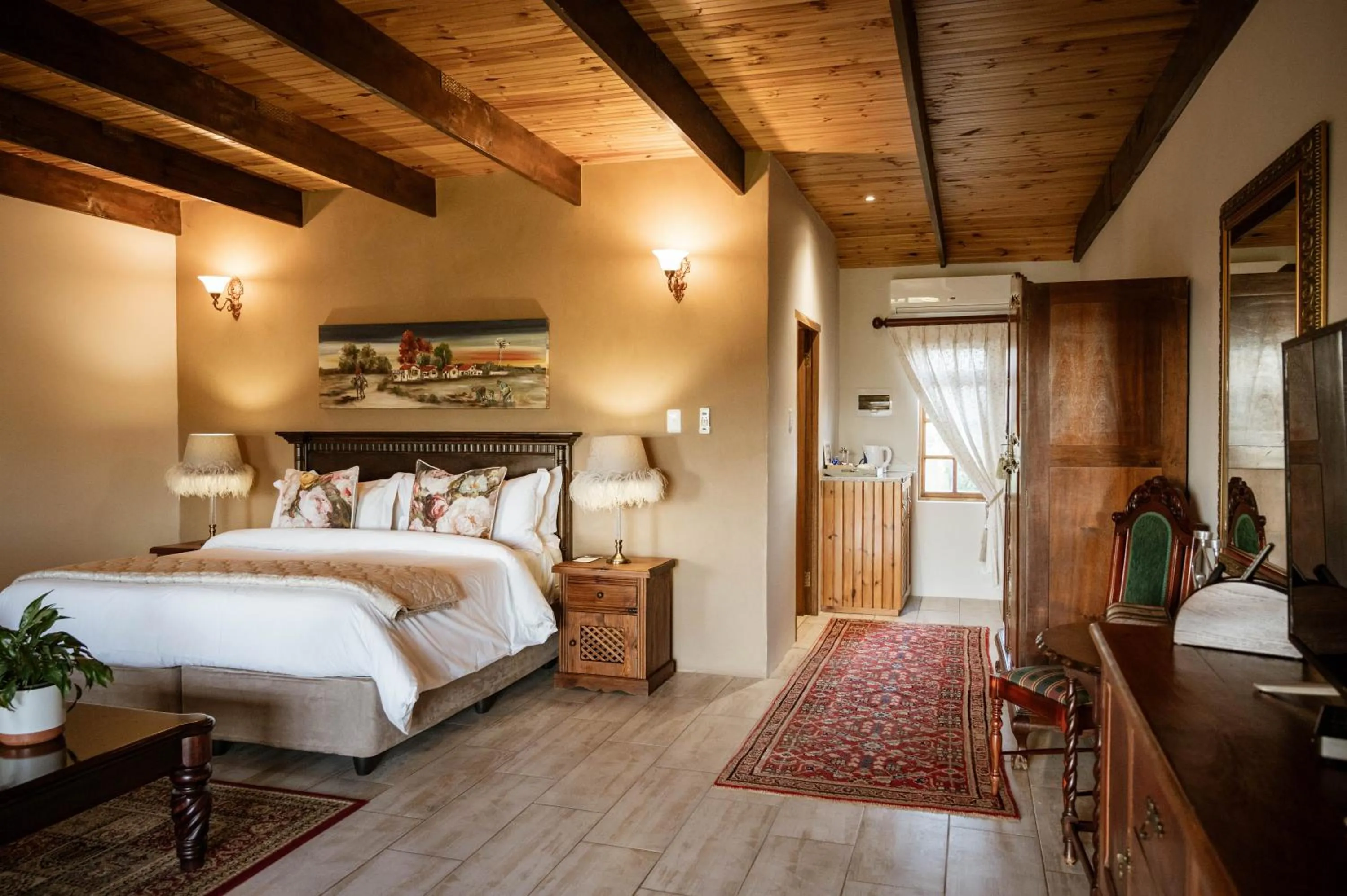 Bed in De Denne Country Guest House