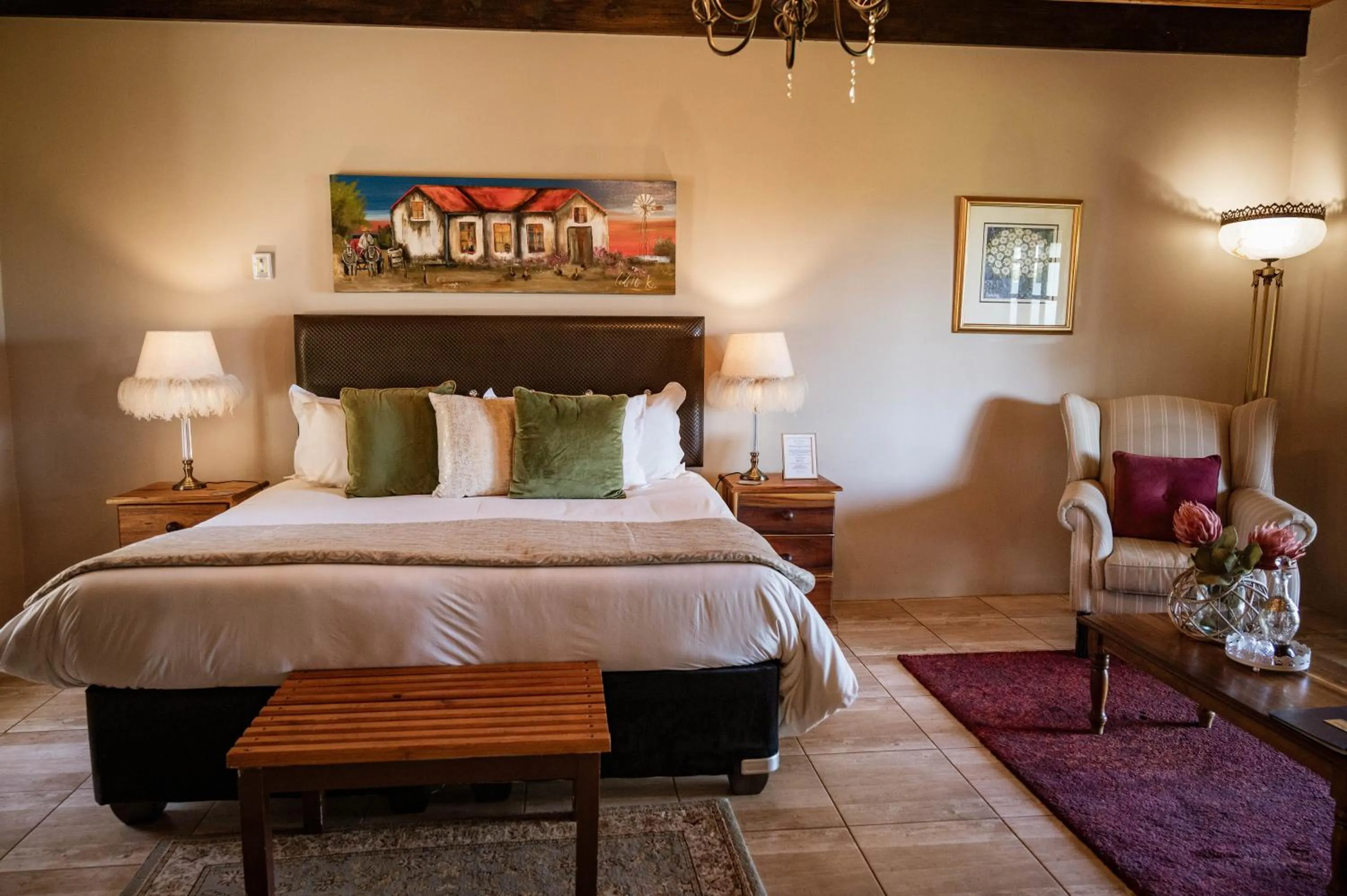 Bed in De Denne Country Guest House