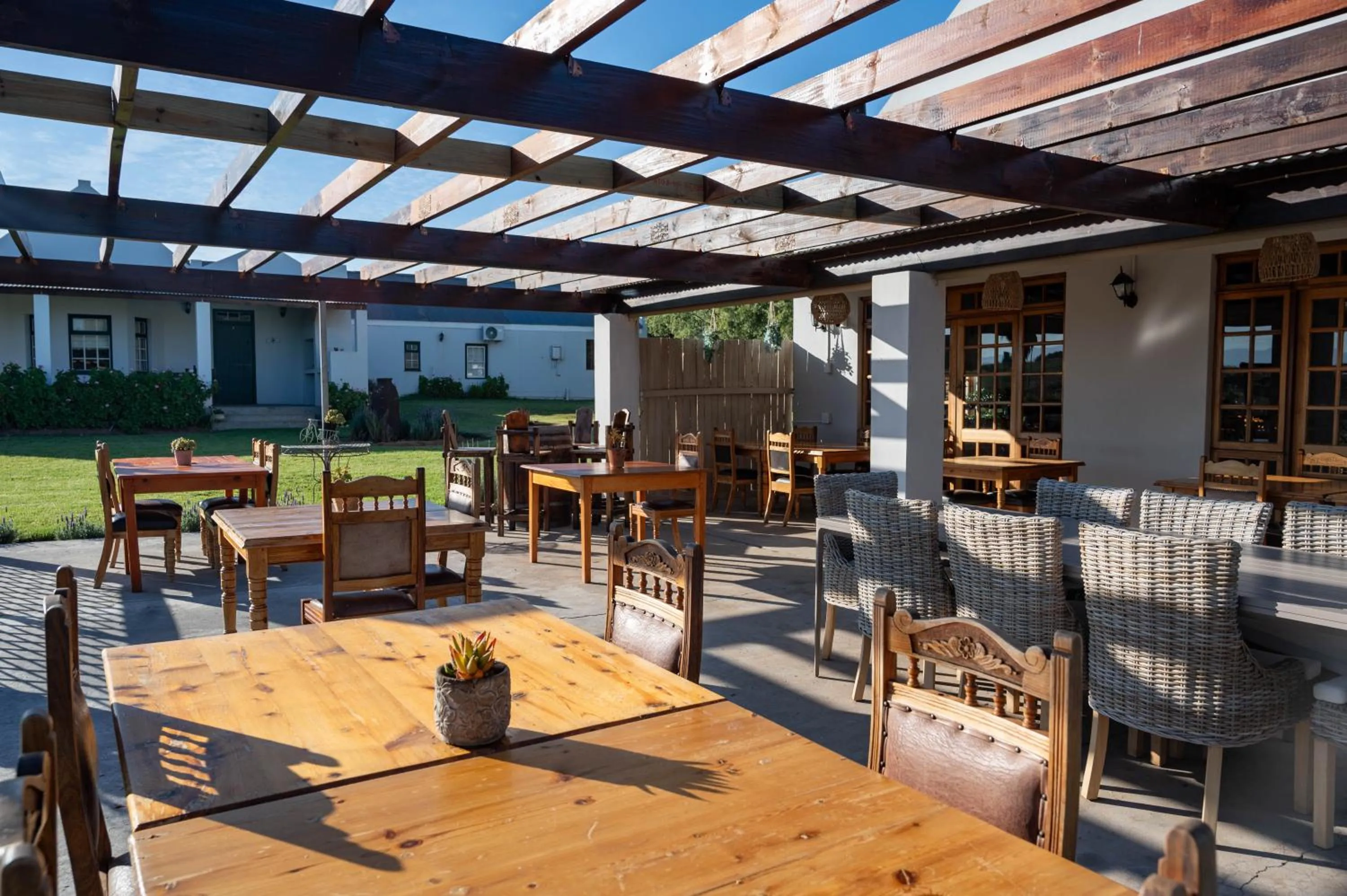Patio in De Denne Country Guest House