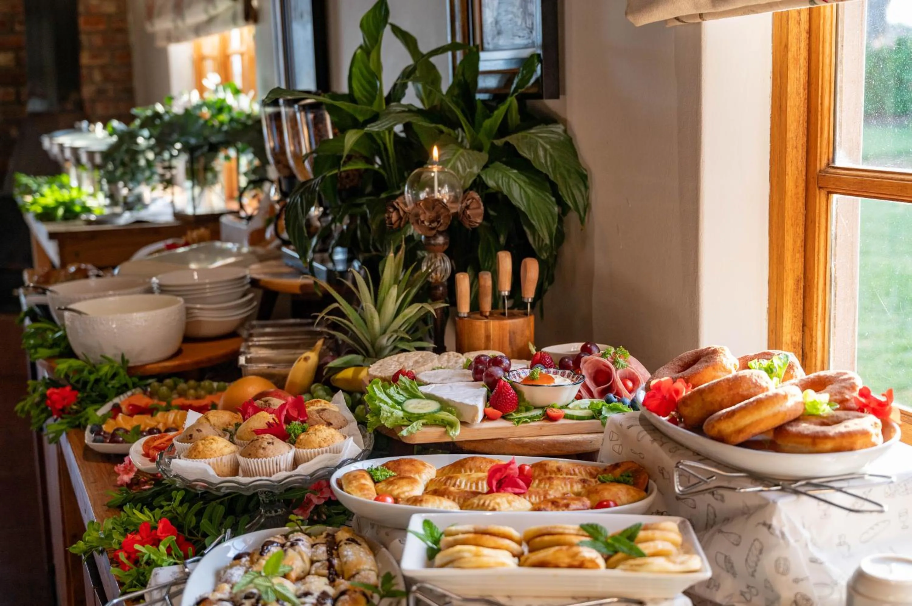 Buffet breakfast in De Denne Country Guest House