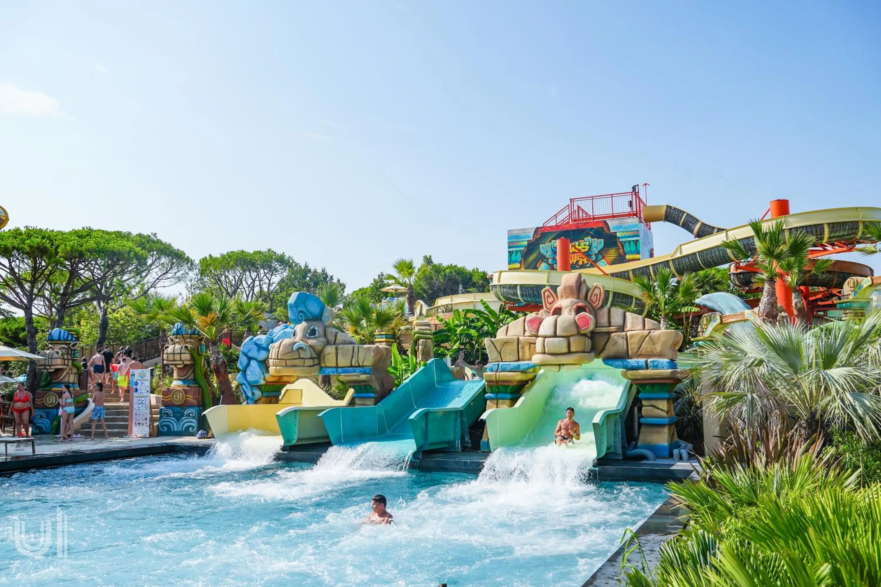 Aqua park in Luxury Camp at Union Lido