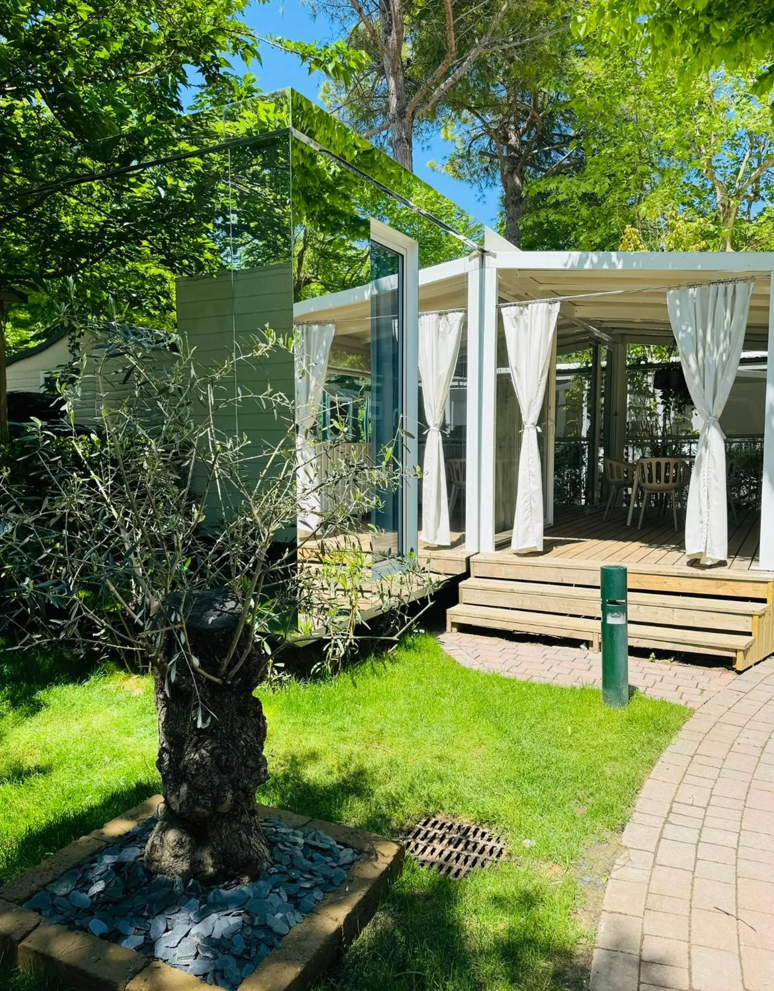 Garden view in Luxury Camp at Union Lido