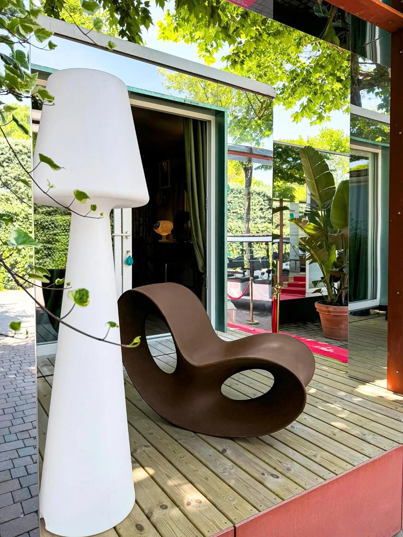 Patio in Luxury Camp at Union Lido