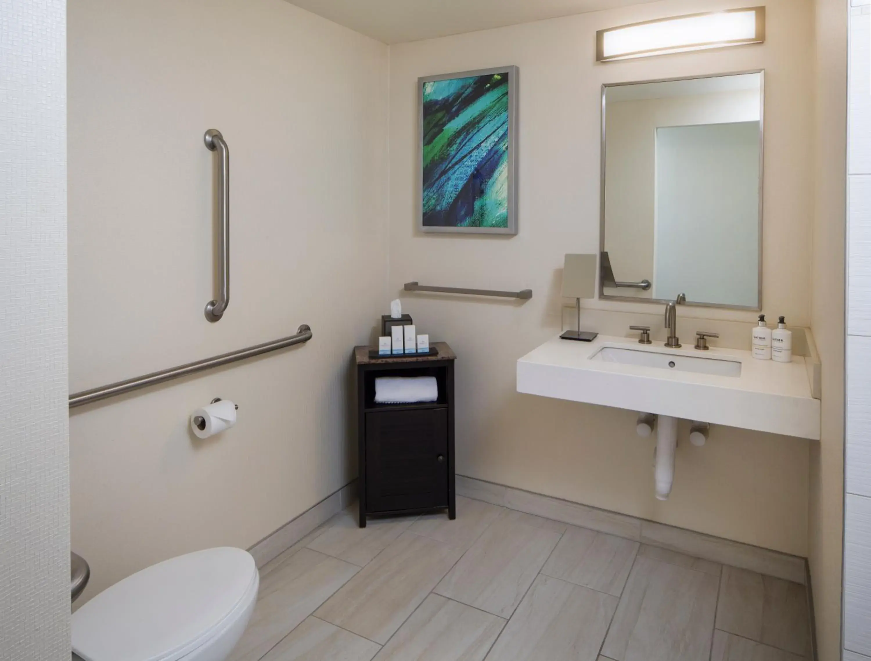 Bathroom in Ocean View Hotel Bathroom in Ocean View Hotel