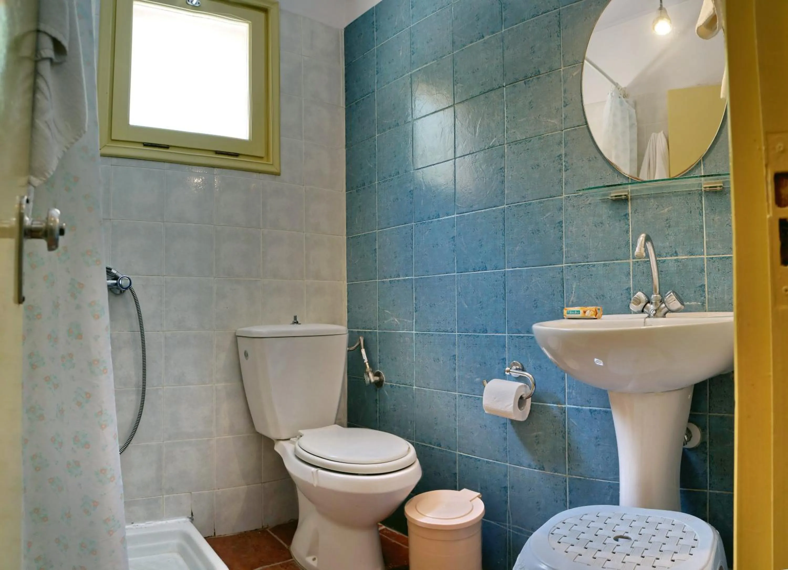 Shower in Pefka Rooms