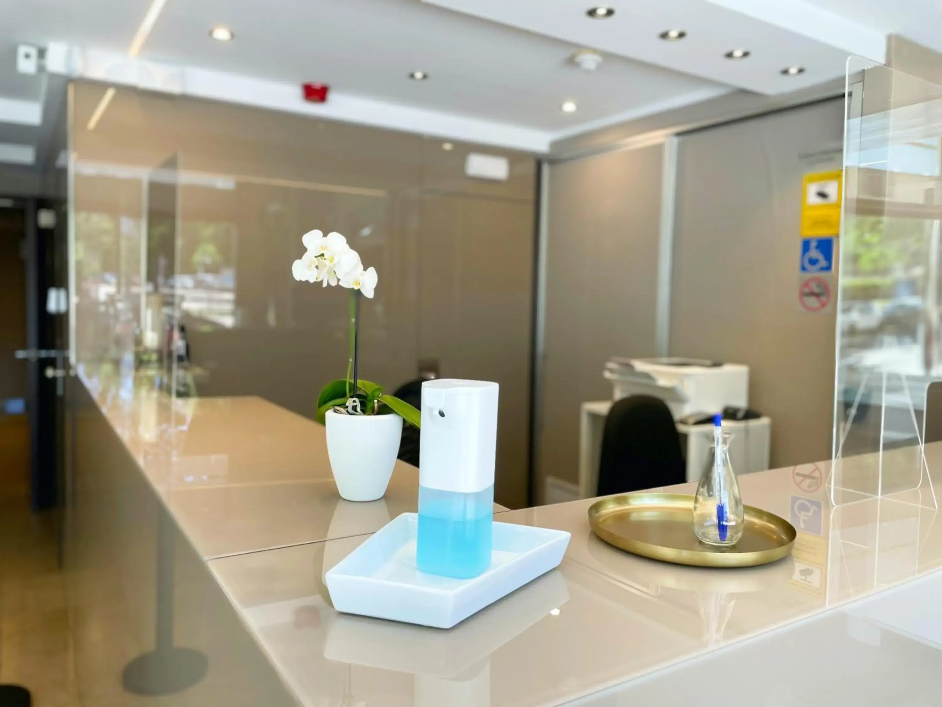 Lobby or reception in SM Hotel Teatre Auditori Lobby or reception in SM Hotel Teatre Auditori