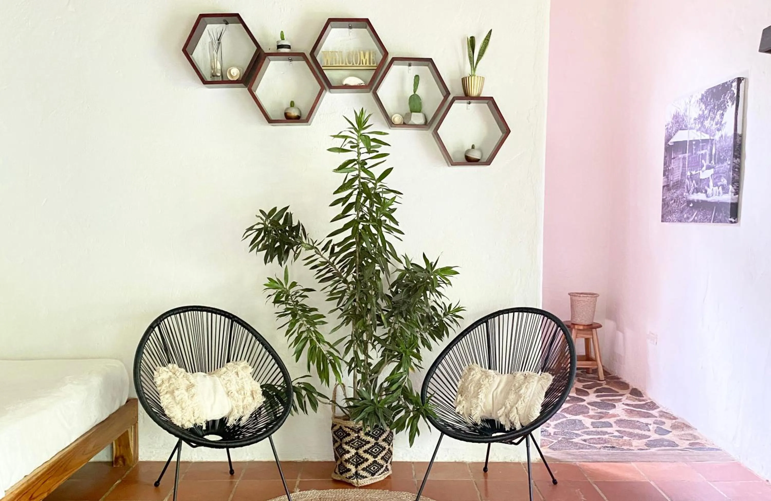 Seating area in Villa Coco