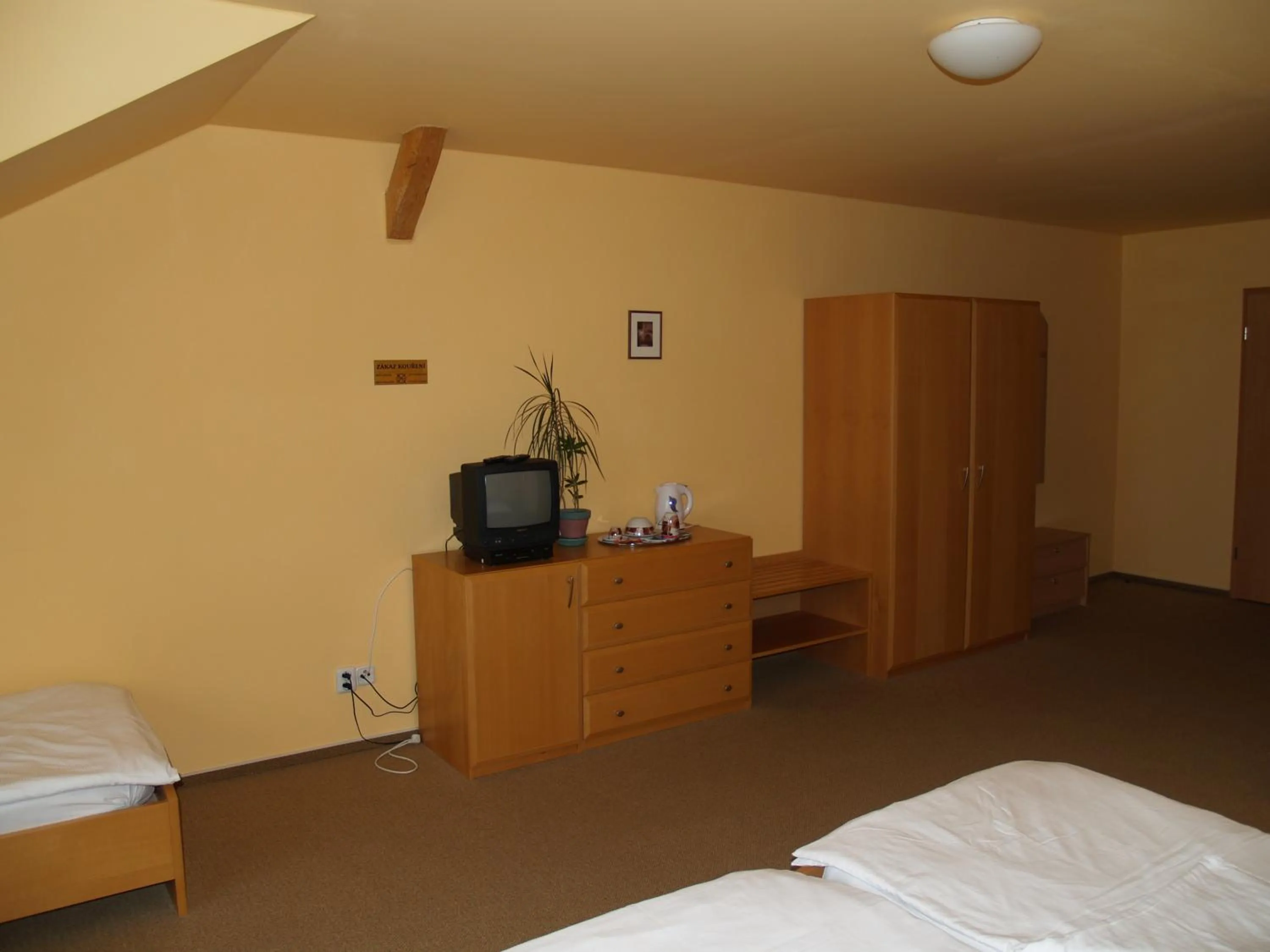 TV and multimedia, Bed in Motel U Krbu