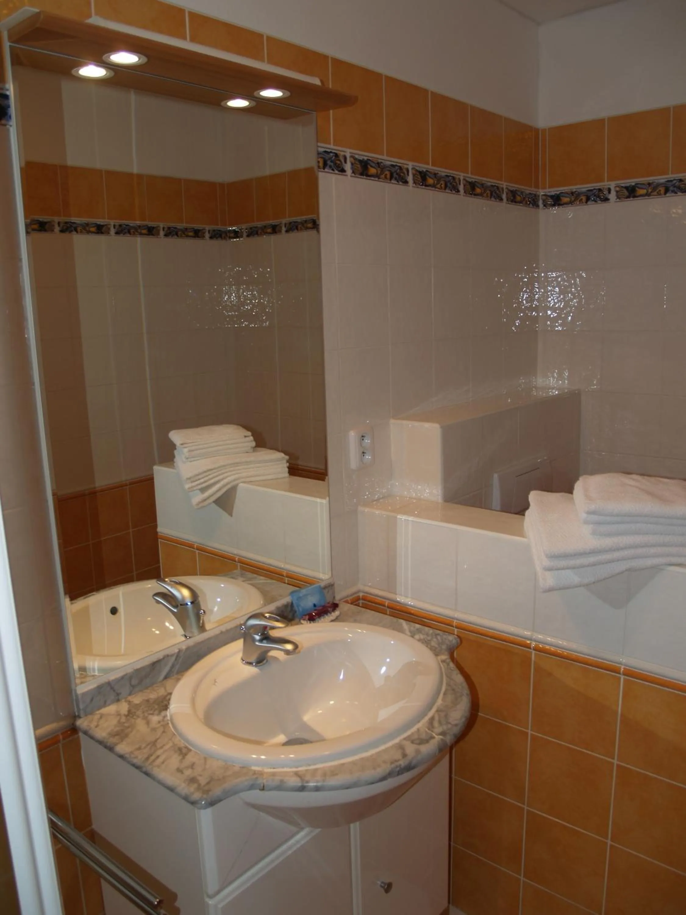 Bathroom in Motel U Krbu