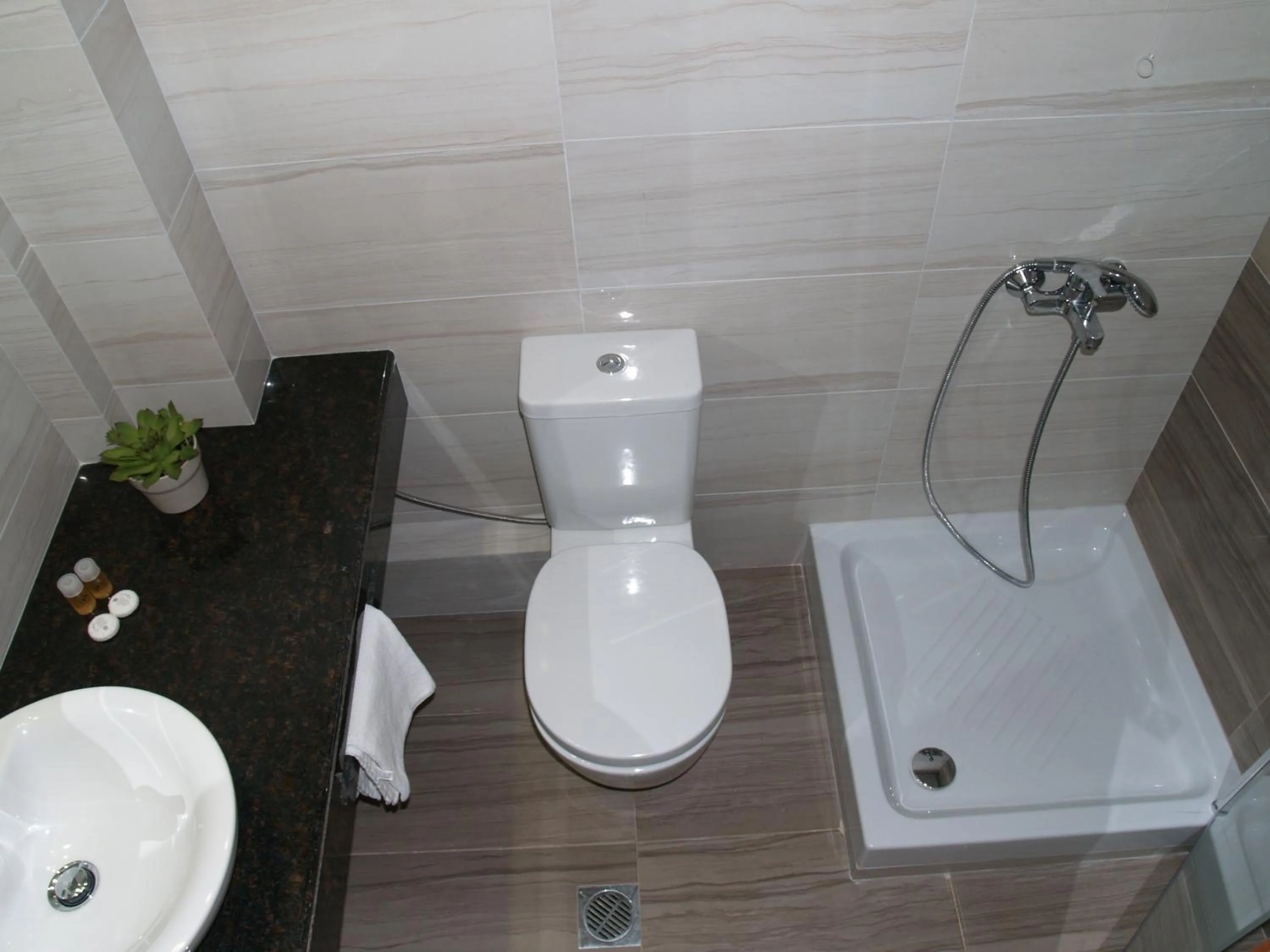 Bathroom in Kavala Beach Hotel apartments
