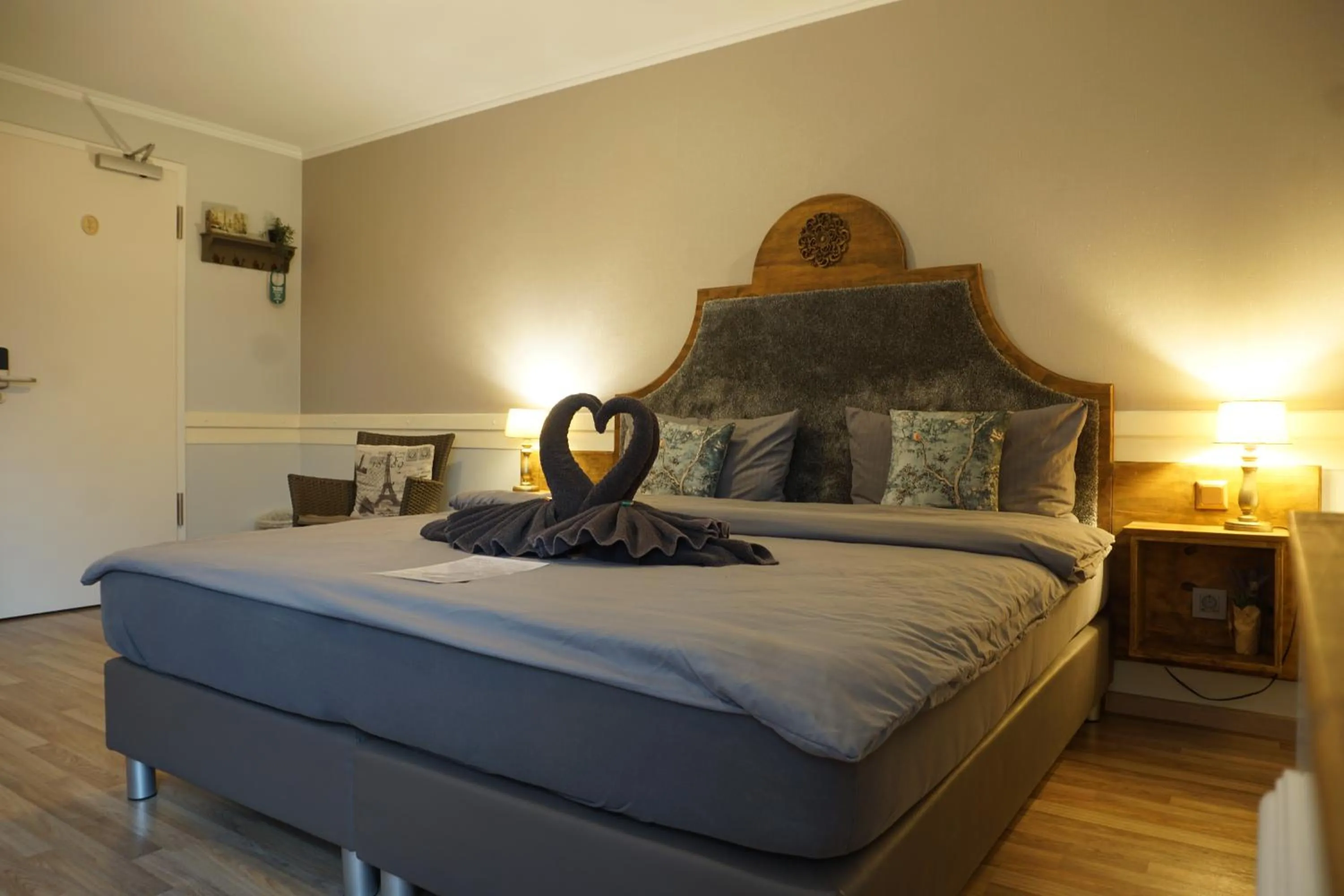 Bed in Hotel Groote Engel